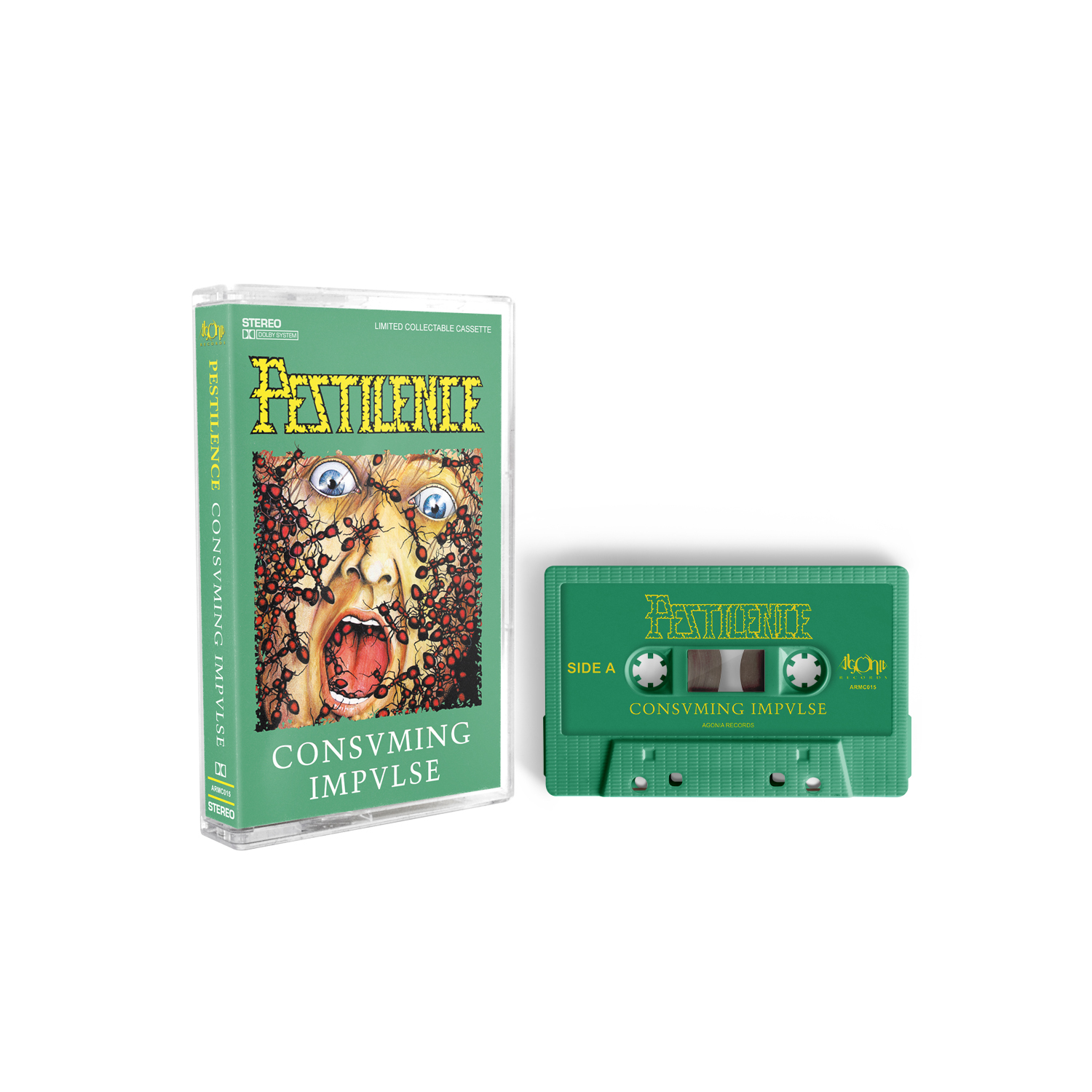 PESTILENCE - Consuming Impulse (Re-Release 2023] · GREEN TAPE
