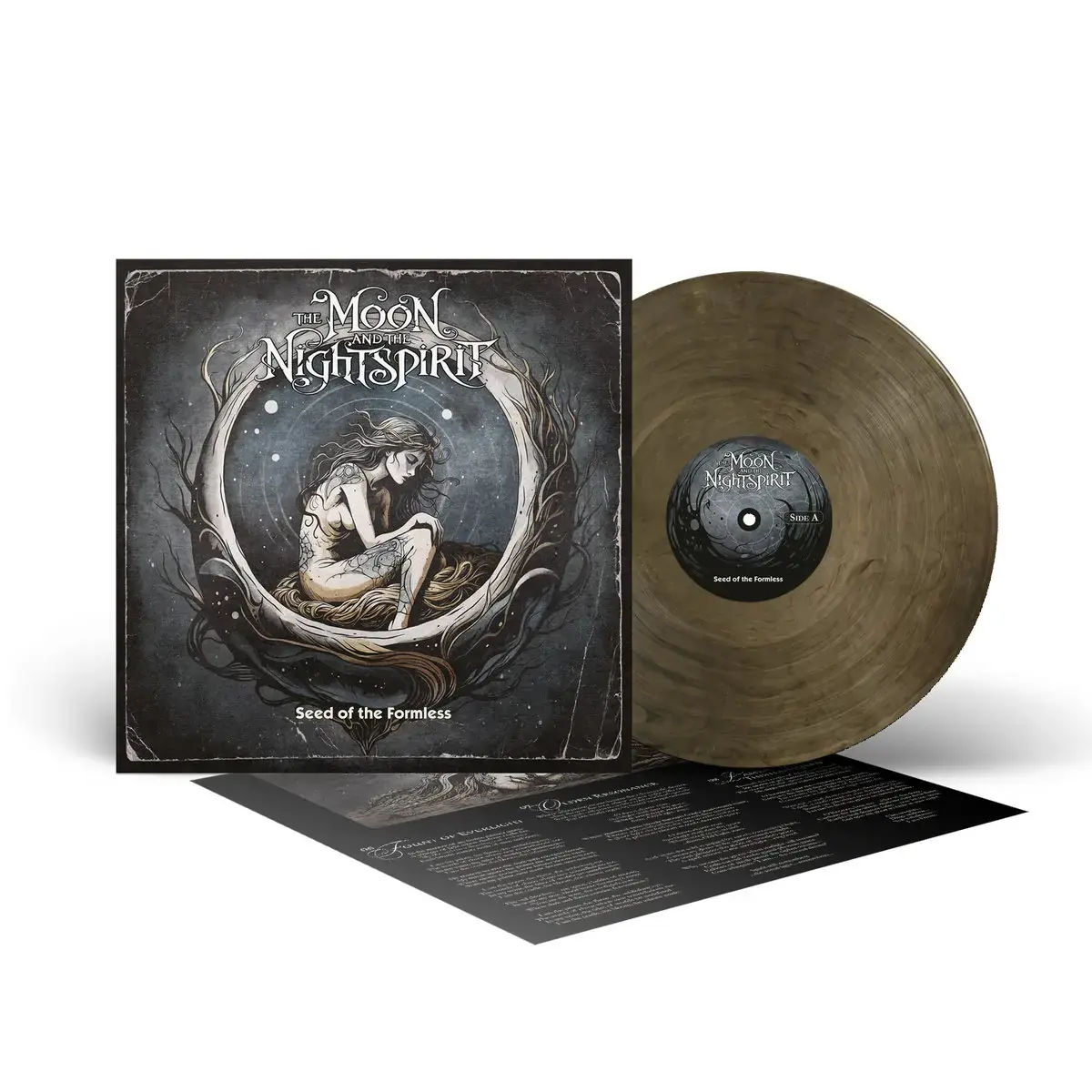 THE MOON AND THE NIGHTSPIRIT · Seed Of The Formless | CRYSTAL CLEAR/BLACK MARBLED LP · Picture 2 THE MOON AND THE NIGHTSPIRIT · Seed Of The Formless | CRYSTAL CLEAR/BLACK MARBLED LP (Post Metal/Progressive Rock Vinyl) · Picture 2