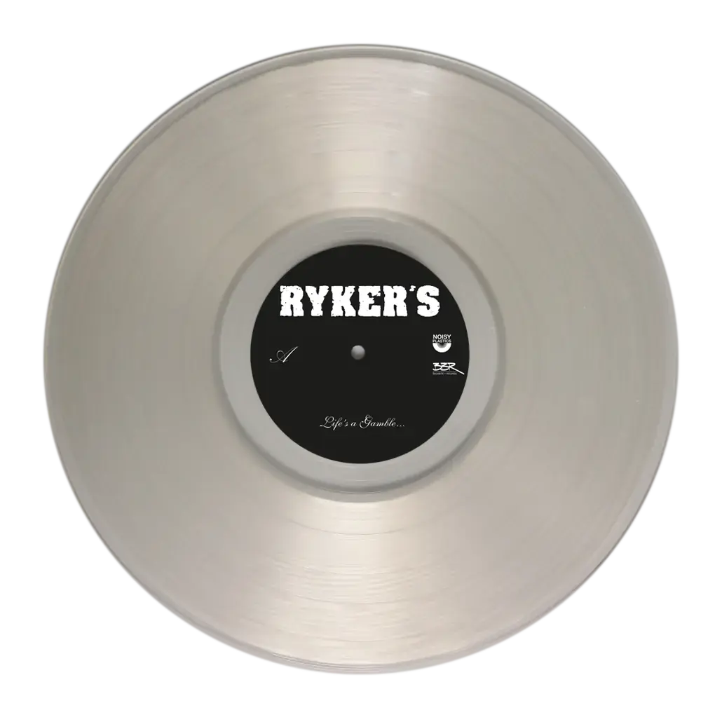 RYKER'S · Life's A Gamble | ULTRA CLEAR GLOW IN THE DARK VINYL (Hardcore Vinyl) · Picture 3