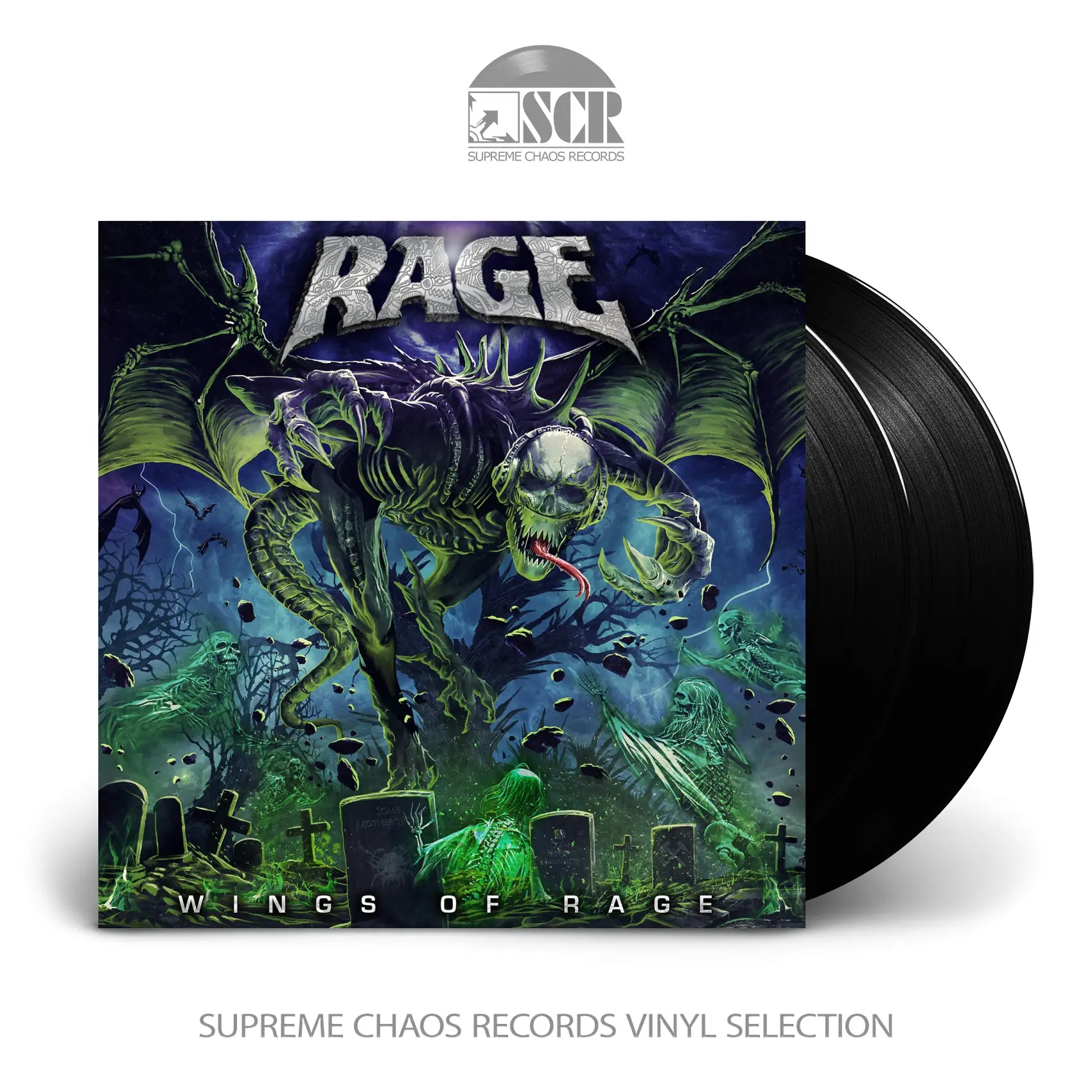RAGE - Wings Of Rage · BLACK DLP RAGE - Wings Of Rage · BLACK DLP (Heavy Metal Vinyl)