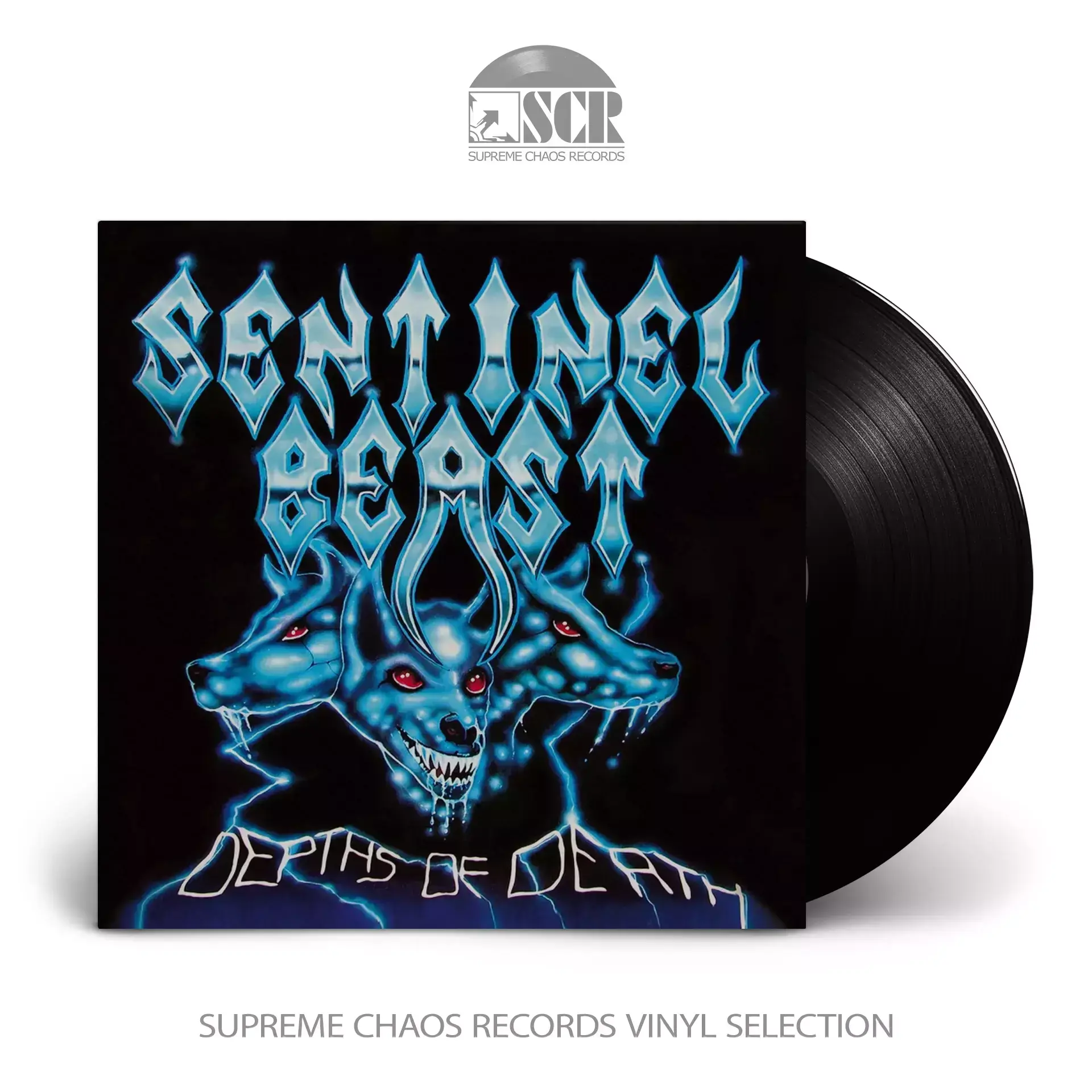 SENTINEL BEAST · Depths of Death | BLACK LP (Speed Metal Vinyl)