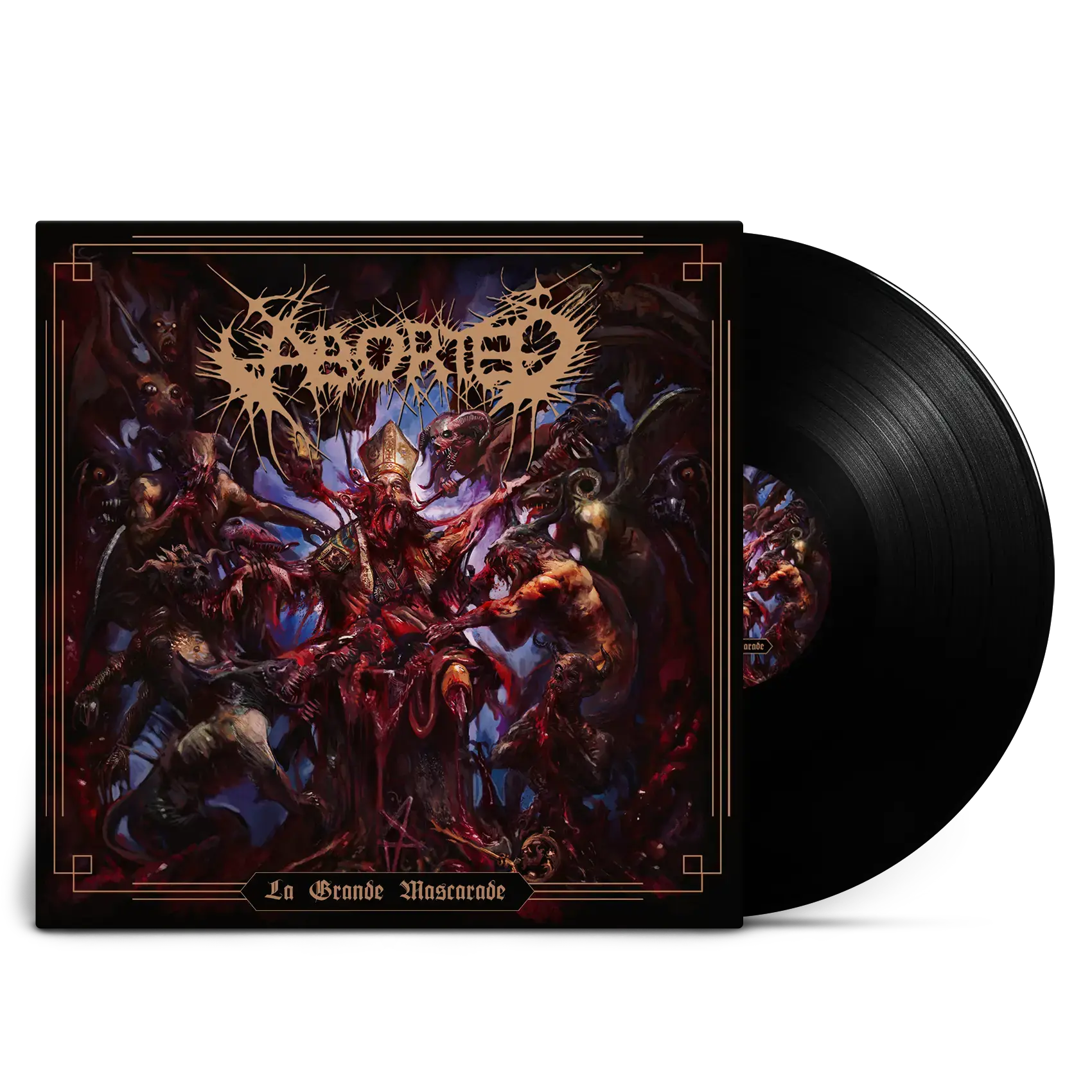 ABORTED - La Grande Mascarade · BLACK LP (Death Metal/Grindcore Vinyl)