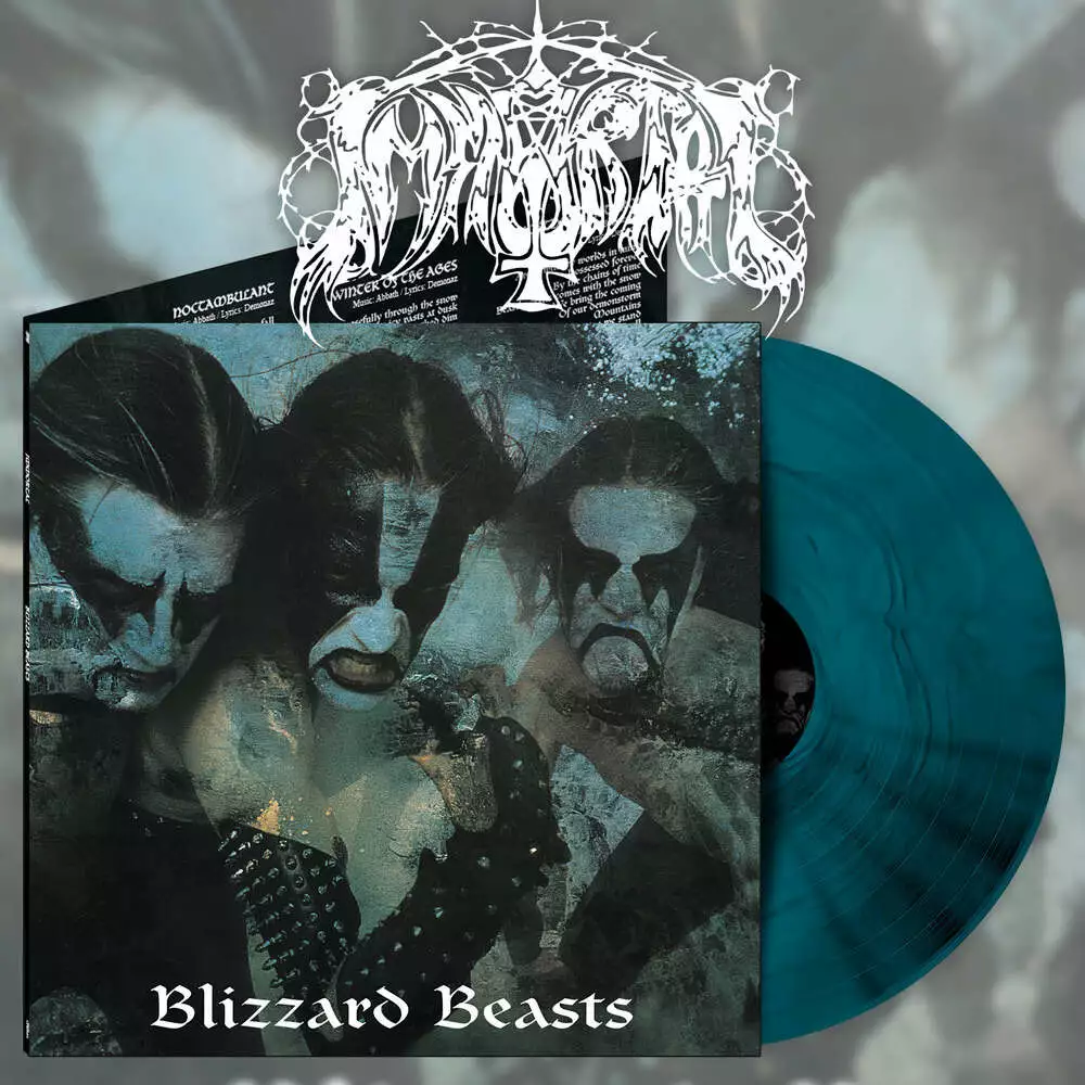 IMMORTAL · Blizzard Beasts | AQUA BLUE GALAXY LP IMMORTAL · Blizzard Beasts | AQUA BLUE GALAXY LP (Black Metal Vinyl)