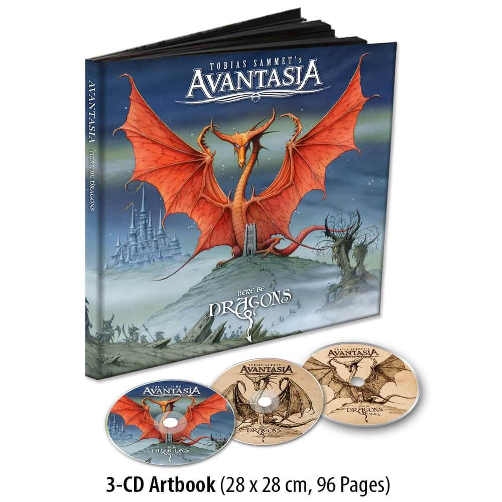 AVANTASIA · Here Be Dragons | 3CD ARTBOOK AVANTASIA · Here Be Dragons | 3CD ARTBOOK (Symphonic Metal CDs)