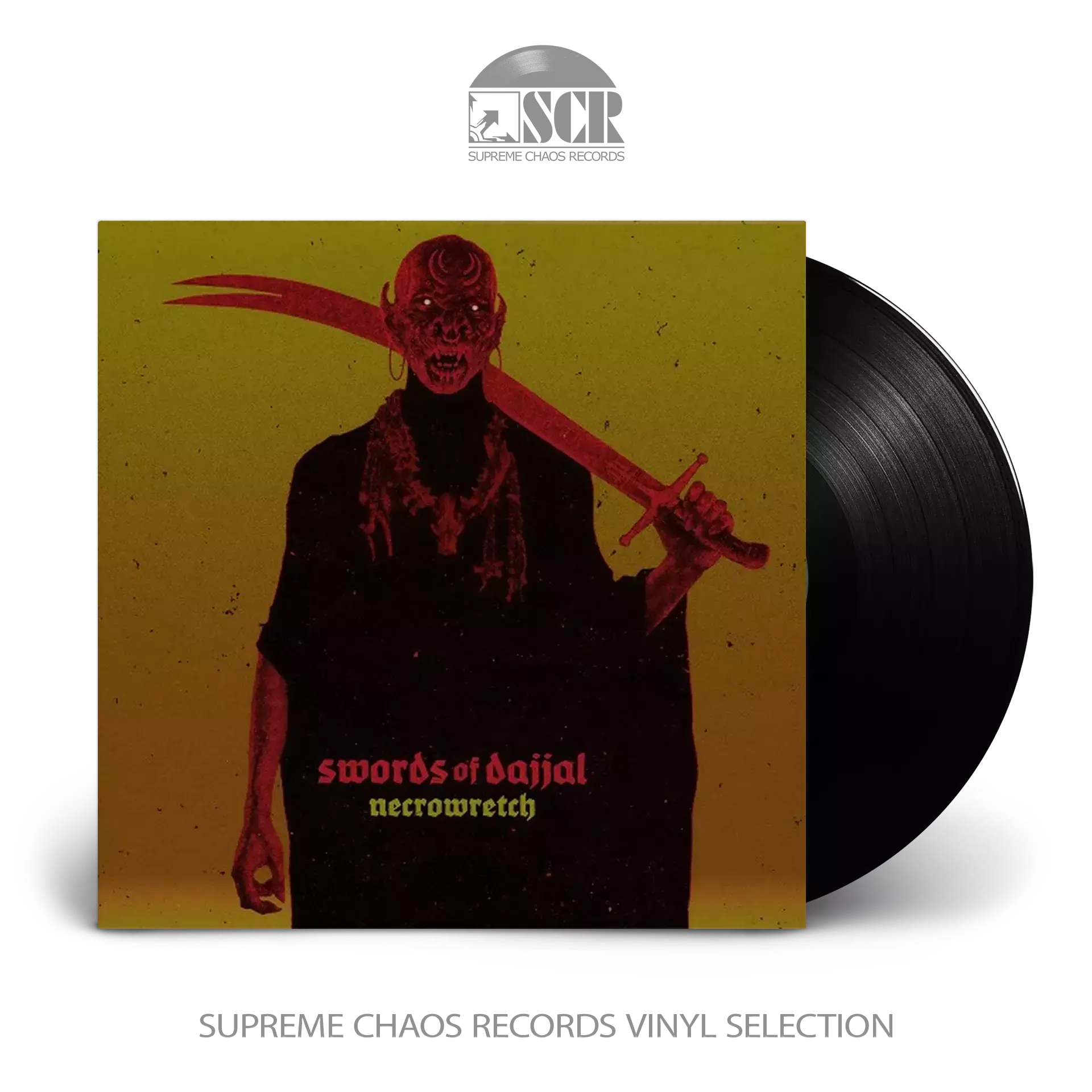 NECROWRETCH · Swords of Dajjal | BLACK LP NECROWRETCH · Swords of Dajjal | BLACK LP (Black Metal/Death Metal Vinyl)
