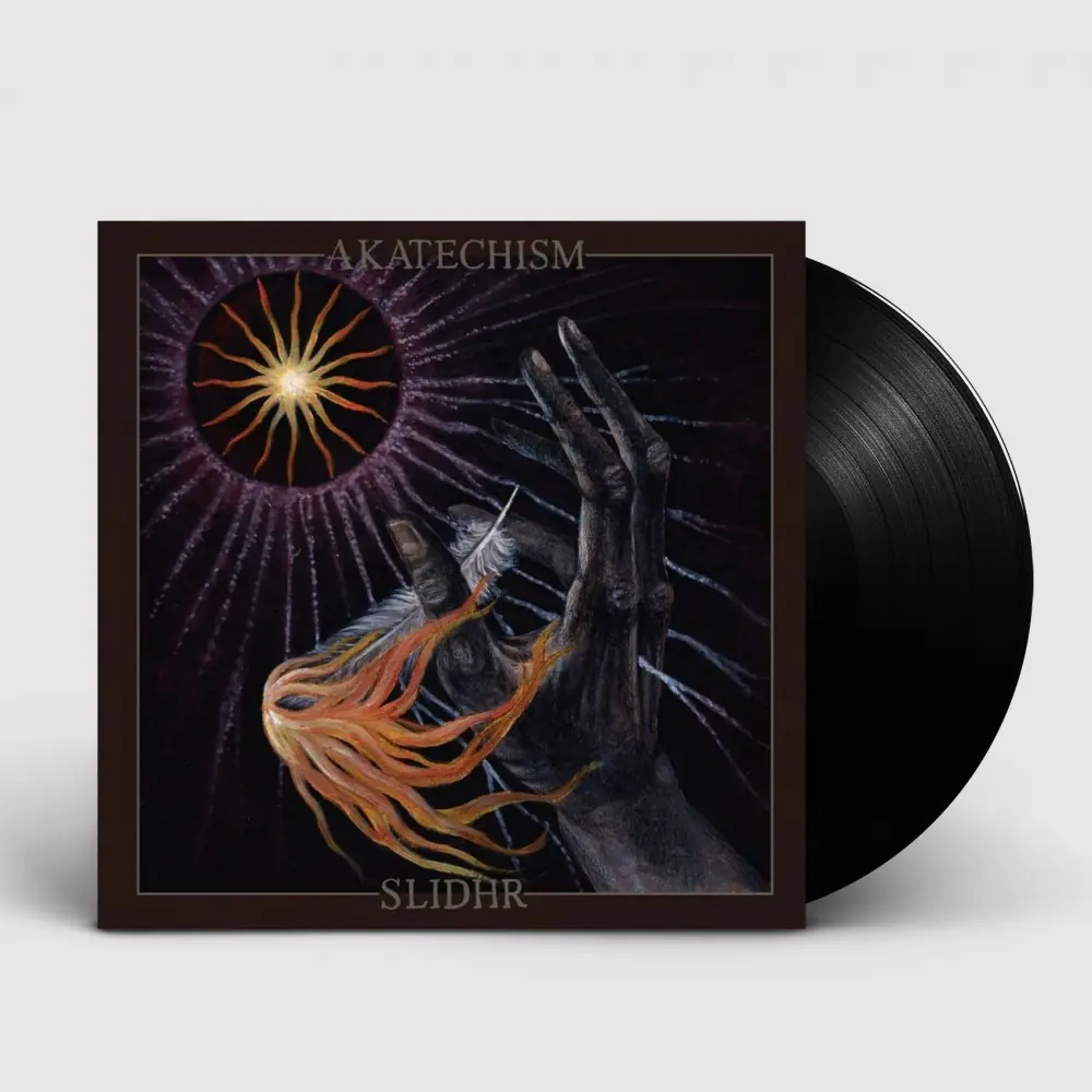 AKATECHISM / SLIDHR - Amongst The Lost Light Of Misaligned Stars · BLACK 7" EP