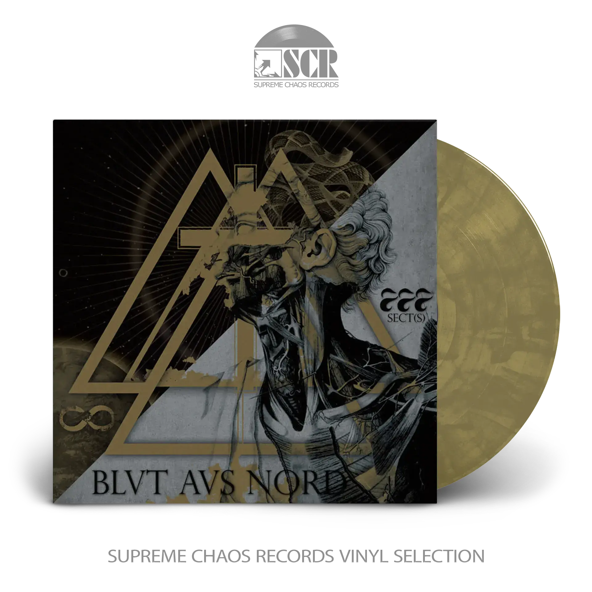 BLUT AUS NORD - 777 - Sect(s) · BEER/BLACK MARBLED LP