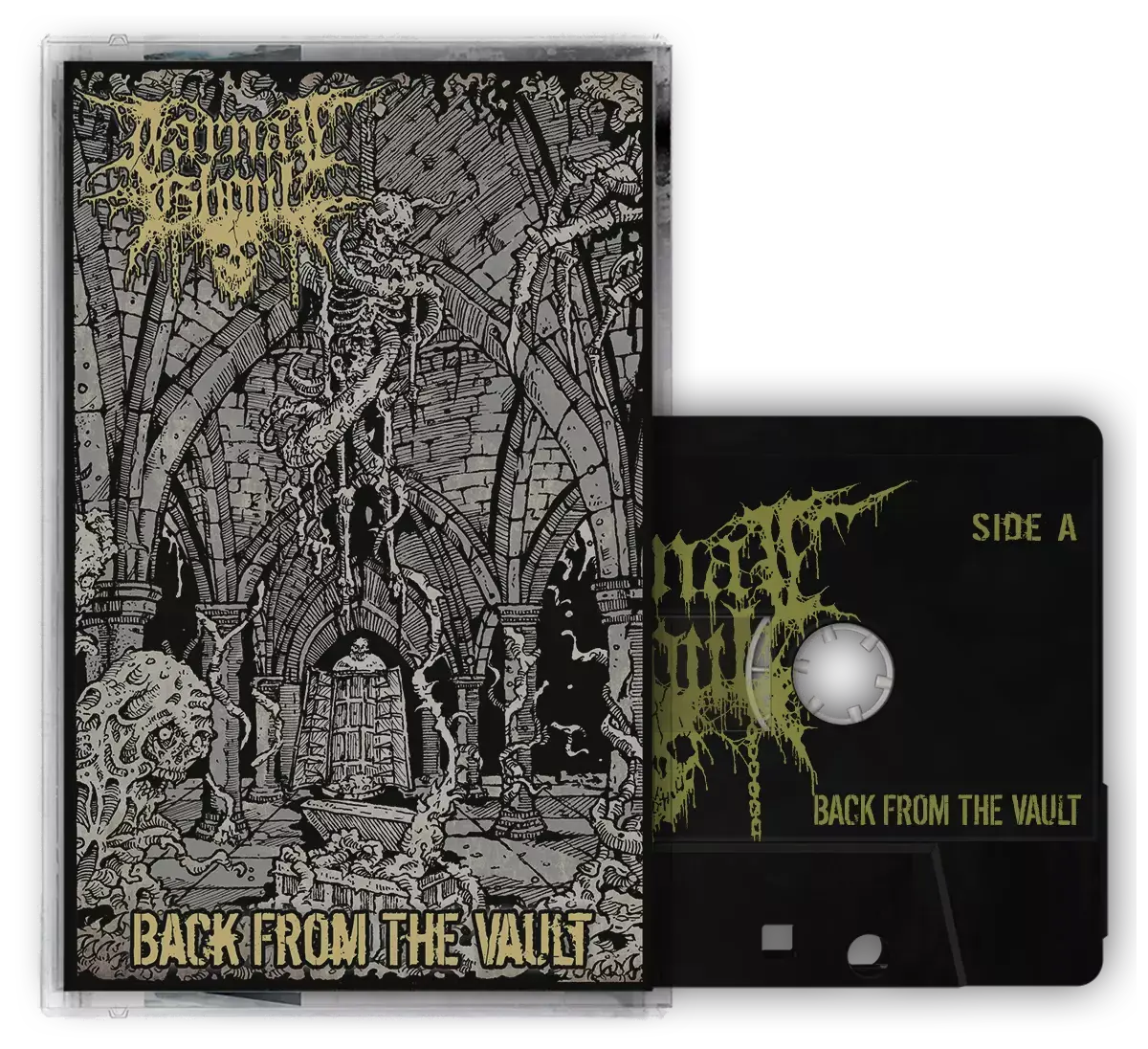 CARNAL GHOUL - Back From The Vault · BLACK/YELLOW TAPE