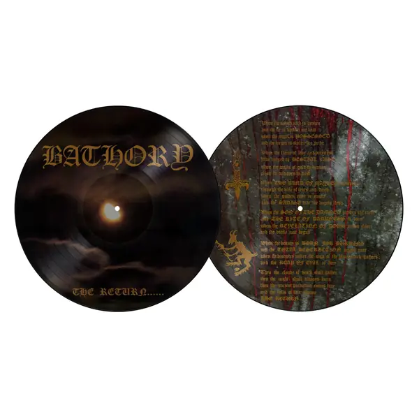 BATHORY - The Return · PICTURE DISC LP BATHORY - The Return · PICTURE DISC LP (Black Metal Vinyl)