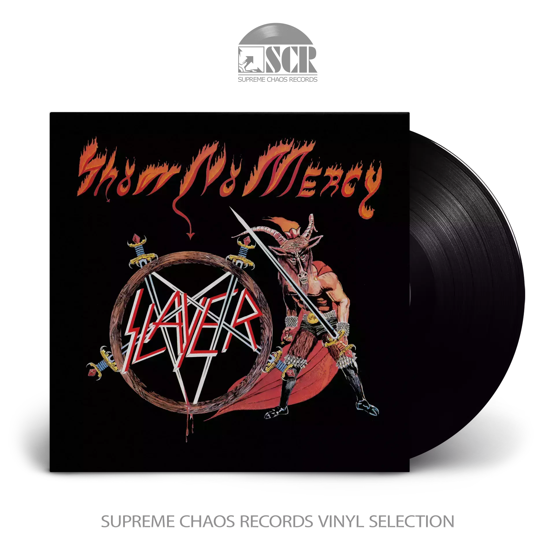 SLAYER - Show No Mercy · BLACK LP