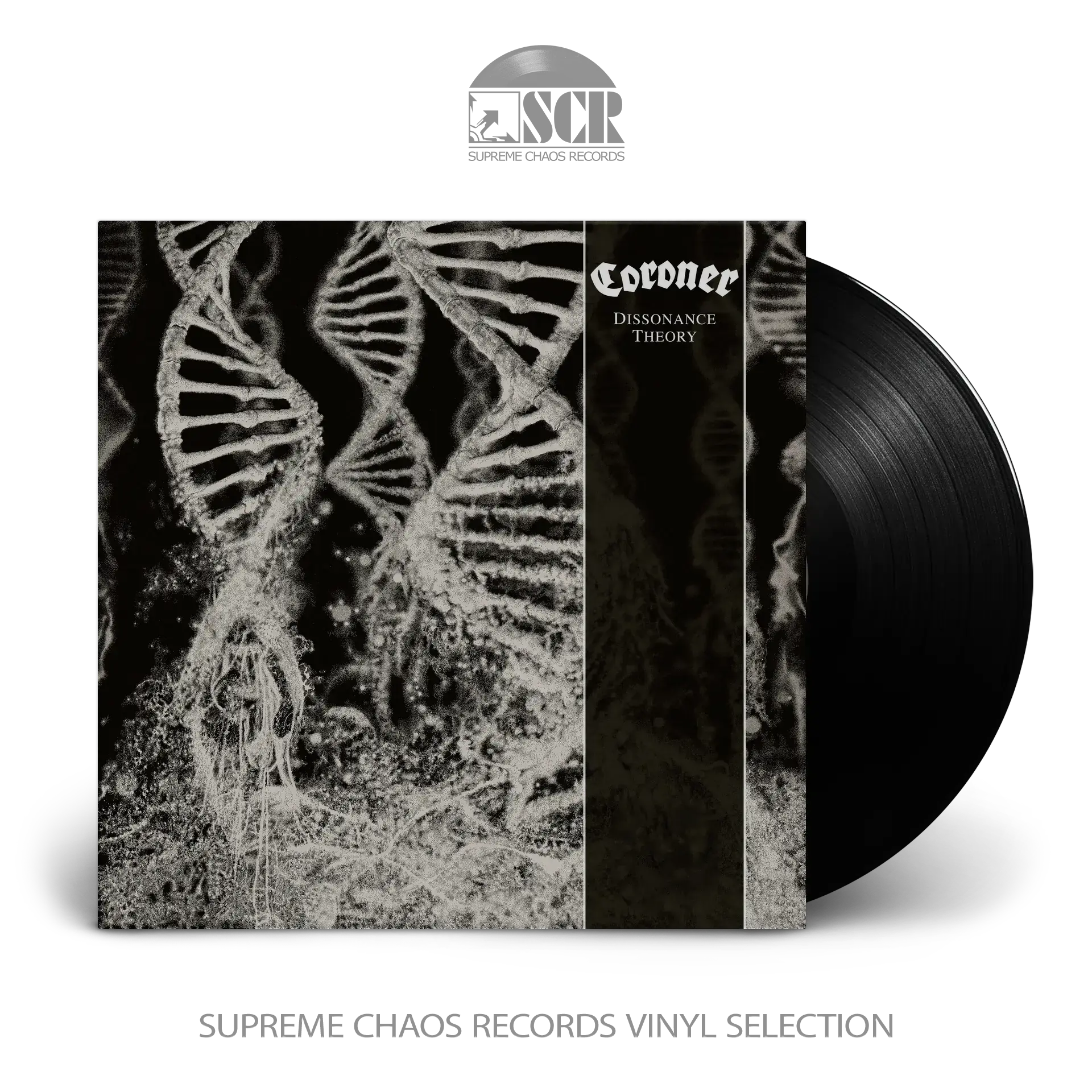 CORONER - Dissonance Theory · BLACK LP CORONER - Dissonance Theory · BLACK LP (Thrash Metal/Progressive Metal Vinyl)