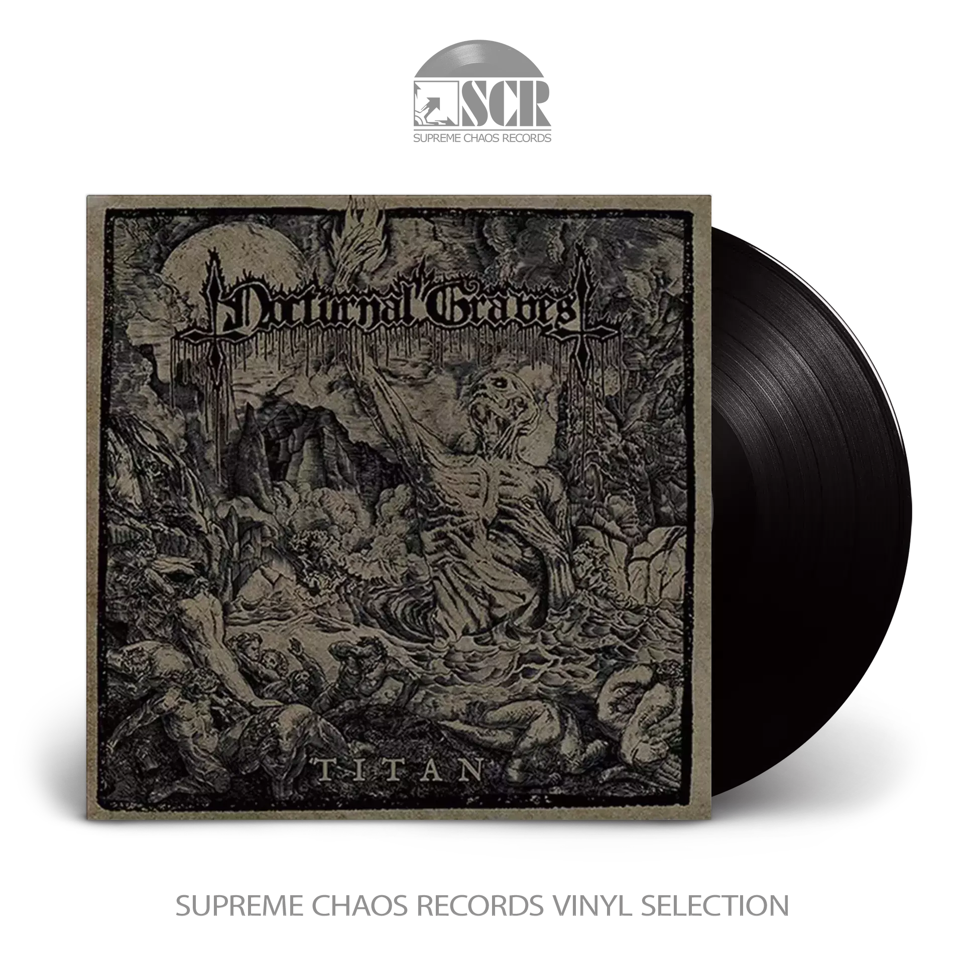 NOCTURNAL GRAVES - Titan · BLACK LP NOCTURNAL GRAVES - Titan · BLACK LP (Death Metal Vinyl)
