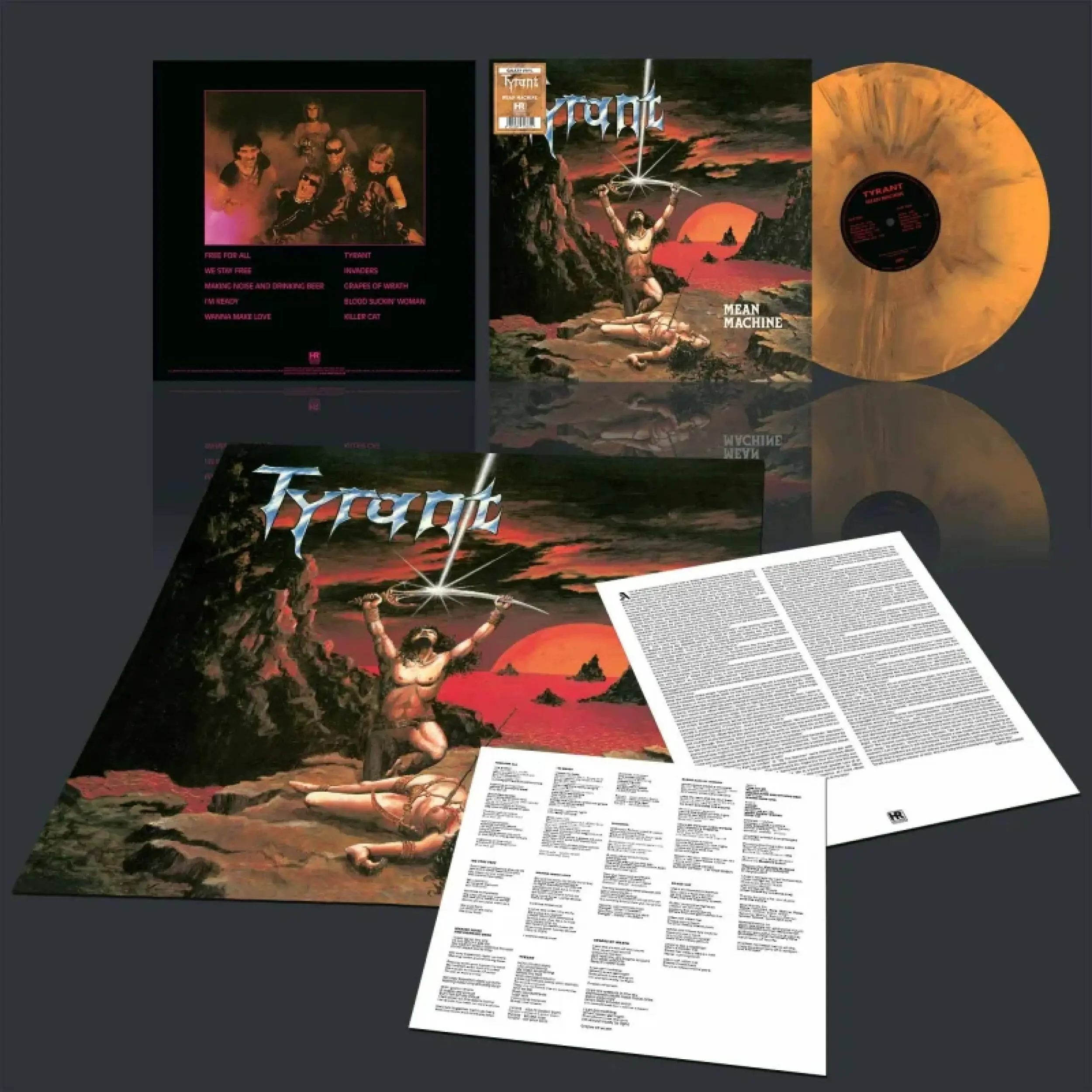 TYRANT - Mean Machine · GALAXY LP TYRANT - Mean Machine · GALAXY LP (Heavy Metal Vinyl)