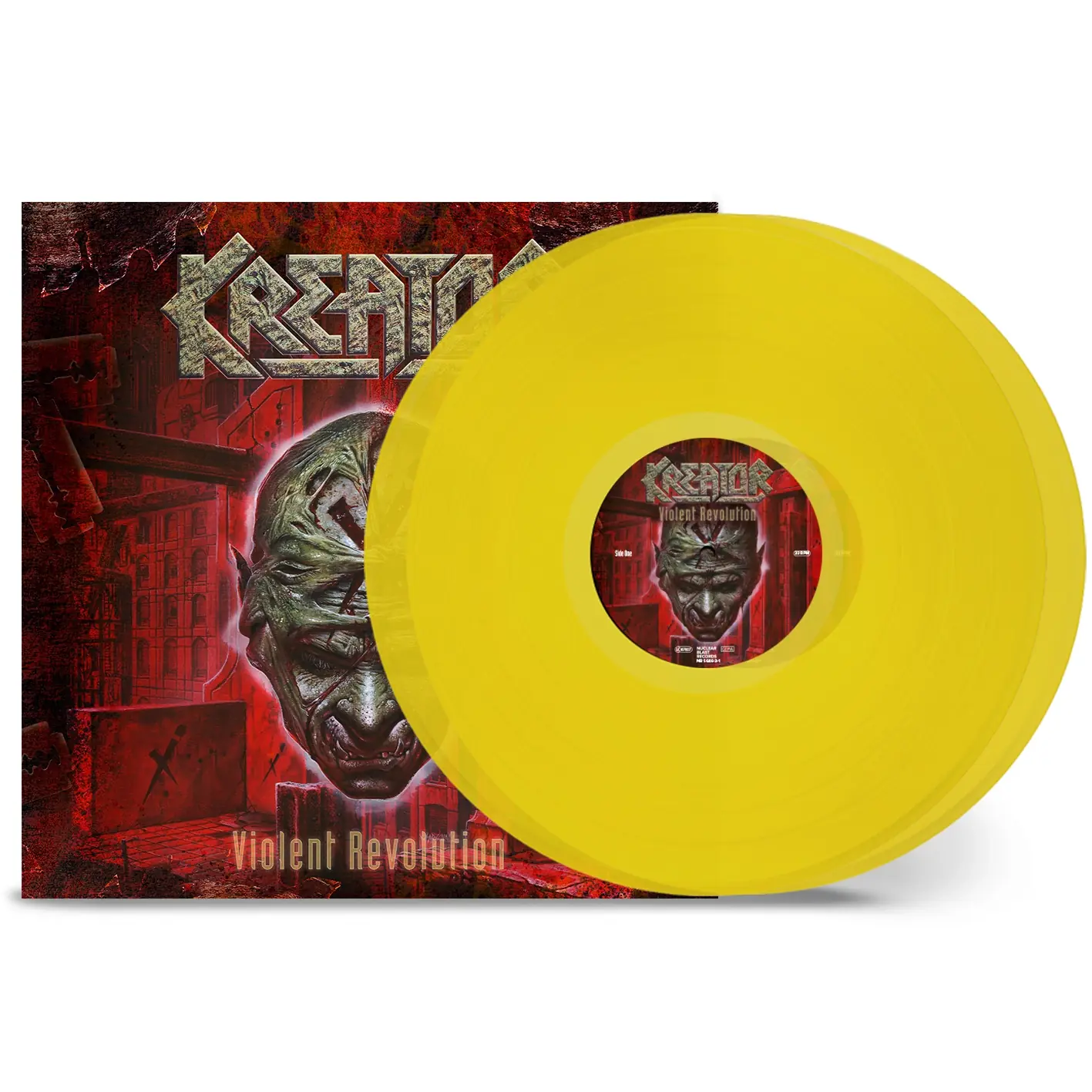 KREATOR - Violent Revolution · TRANSPARENT YELLOW DLP (Thrash Metal Vinyl)