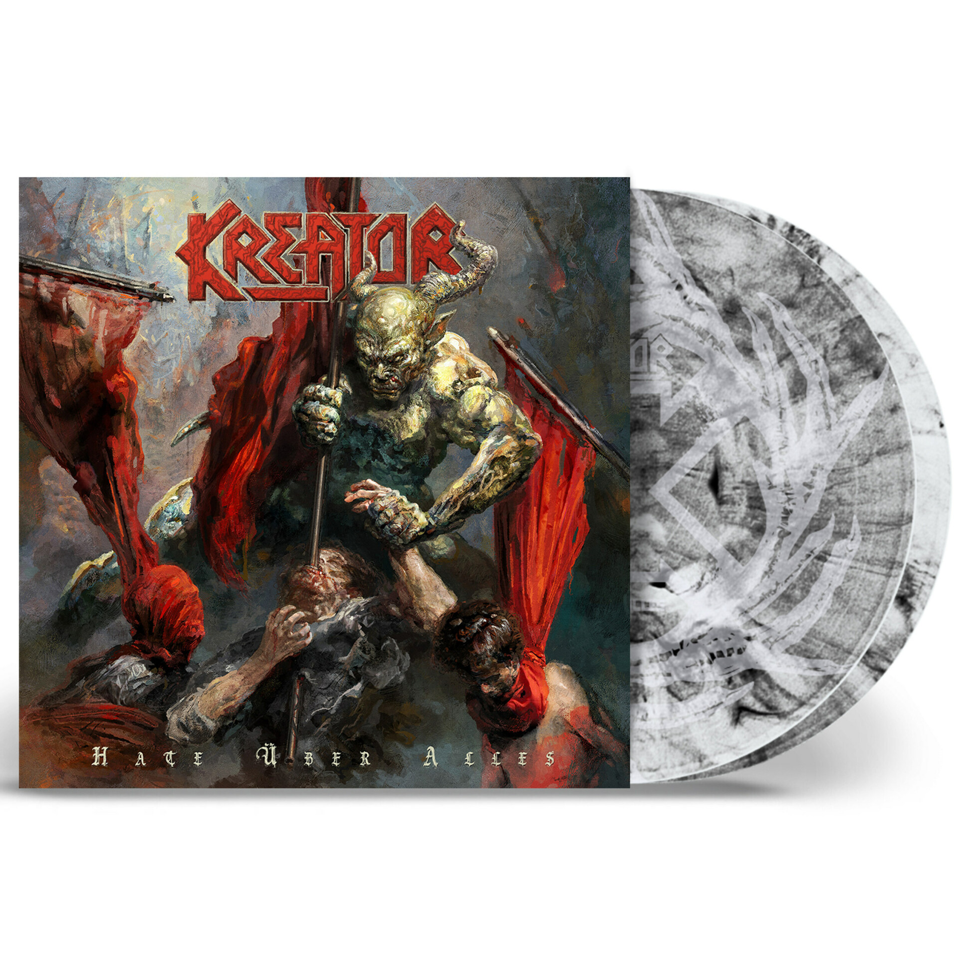 KREATOR - Hate Über Alles [WHITE BLACK MARBLED DLP]