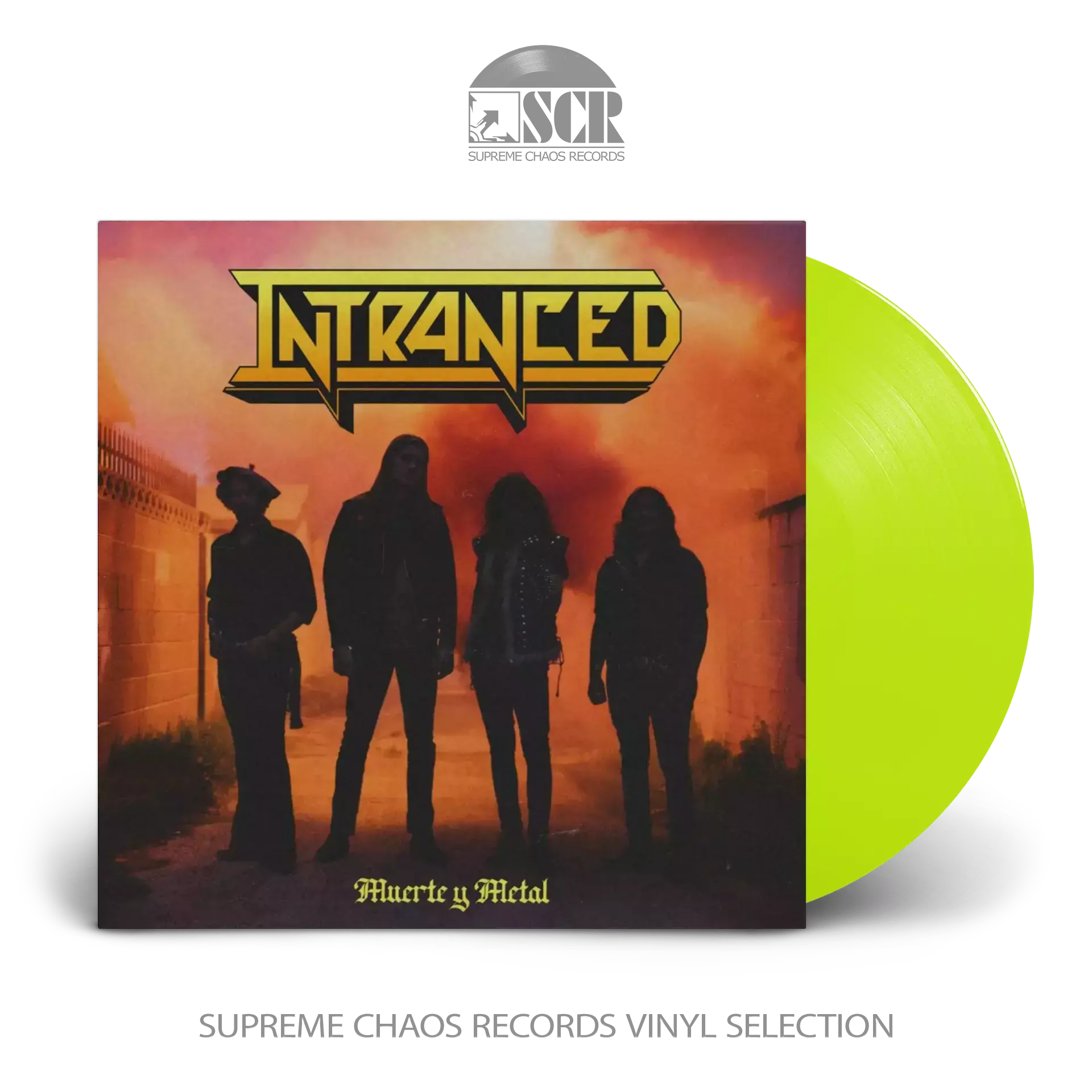 INTRANCED · Muerte Y Metal | NEON YELLOW LP INTRANCED · Muerte Y Metal | NEON YELLOW LP (Heavy Metal Vinyl)