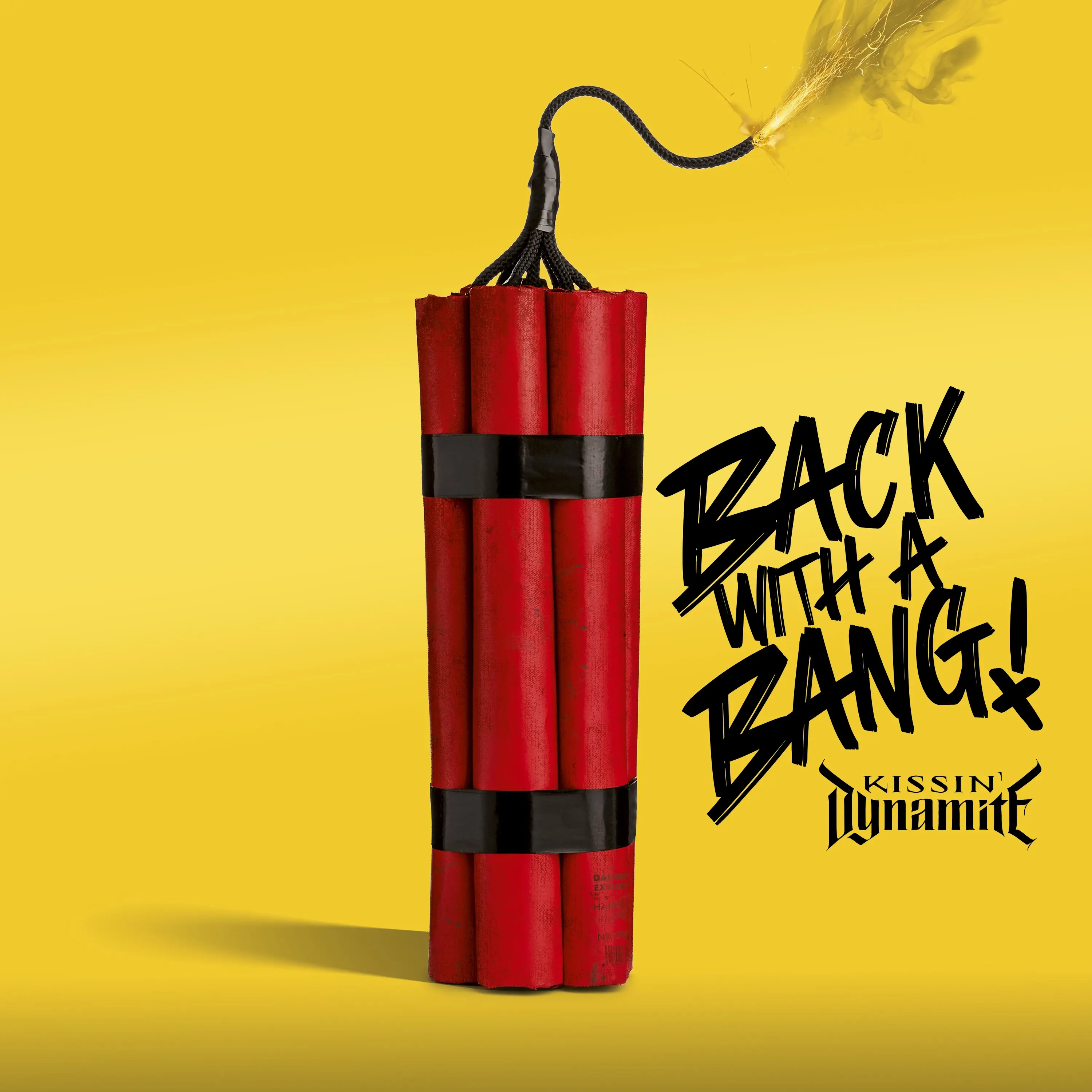KISSIN' DYNAMITE - Back With A Bang · BLACK LP 1