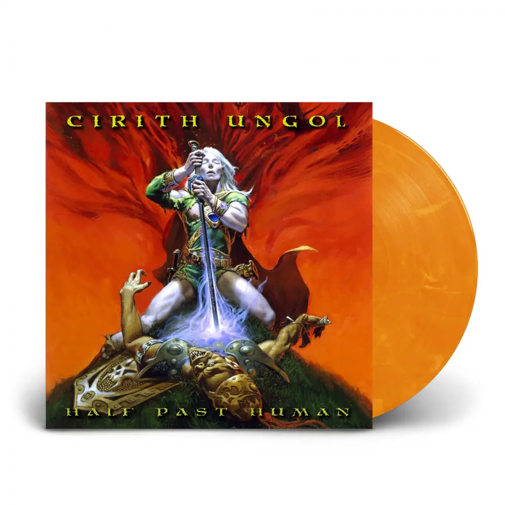 CIRITH UNGOL - Half Past Human · YELLOW/ORANGE LP CIRITH UNGOL - Half Past Human · YELLOW/ORANGE LP (Heavy Metal Vinyl)