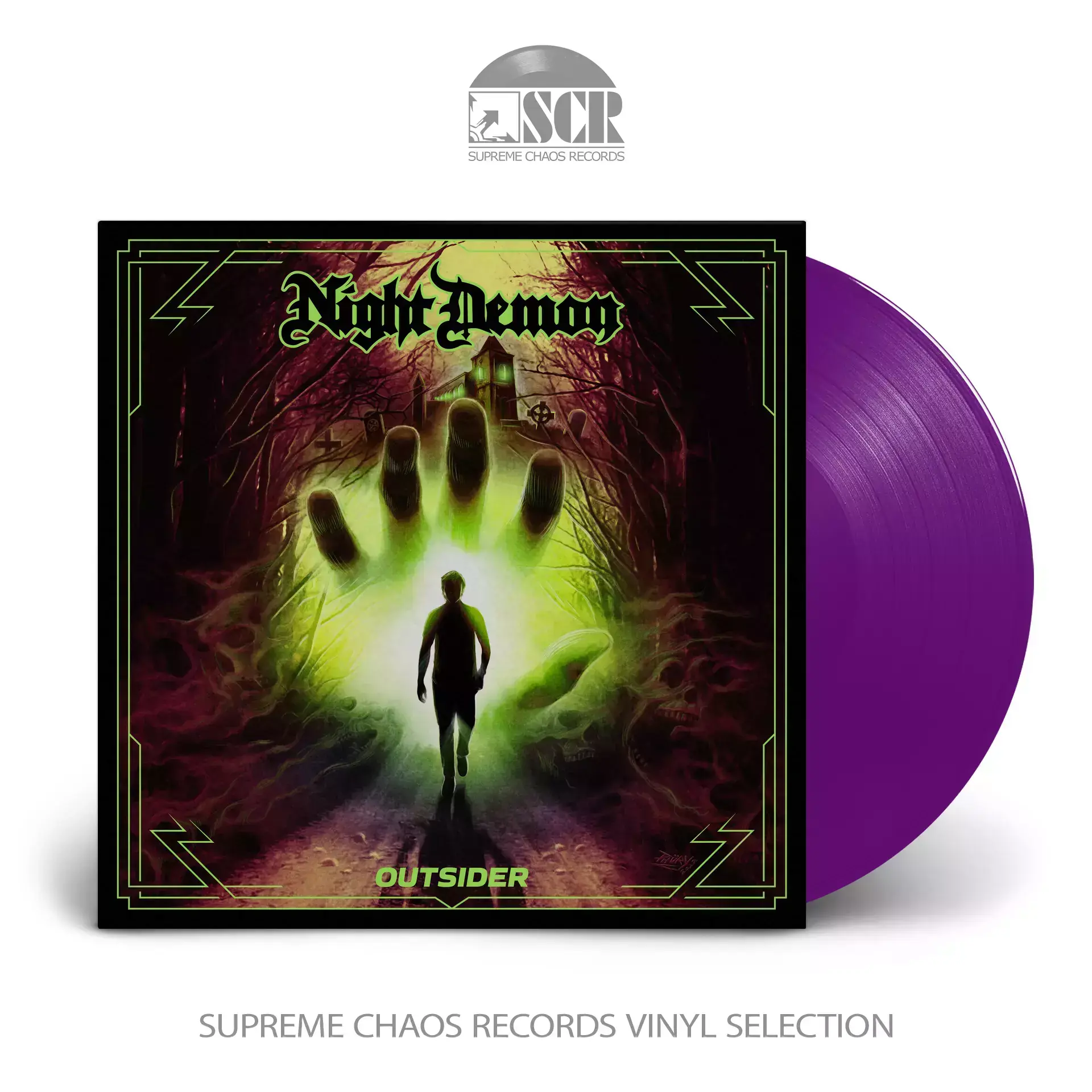 NIGHT DEMON - Outsider · TRANSPARENT MAGENTA LP