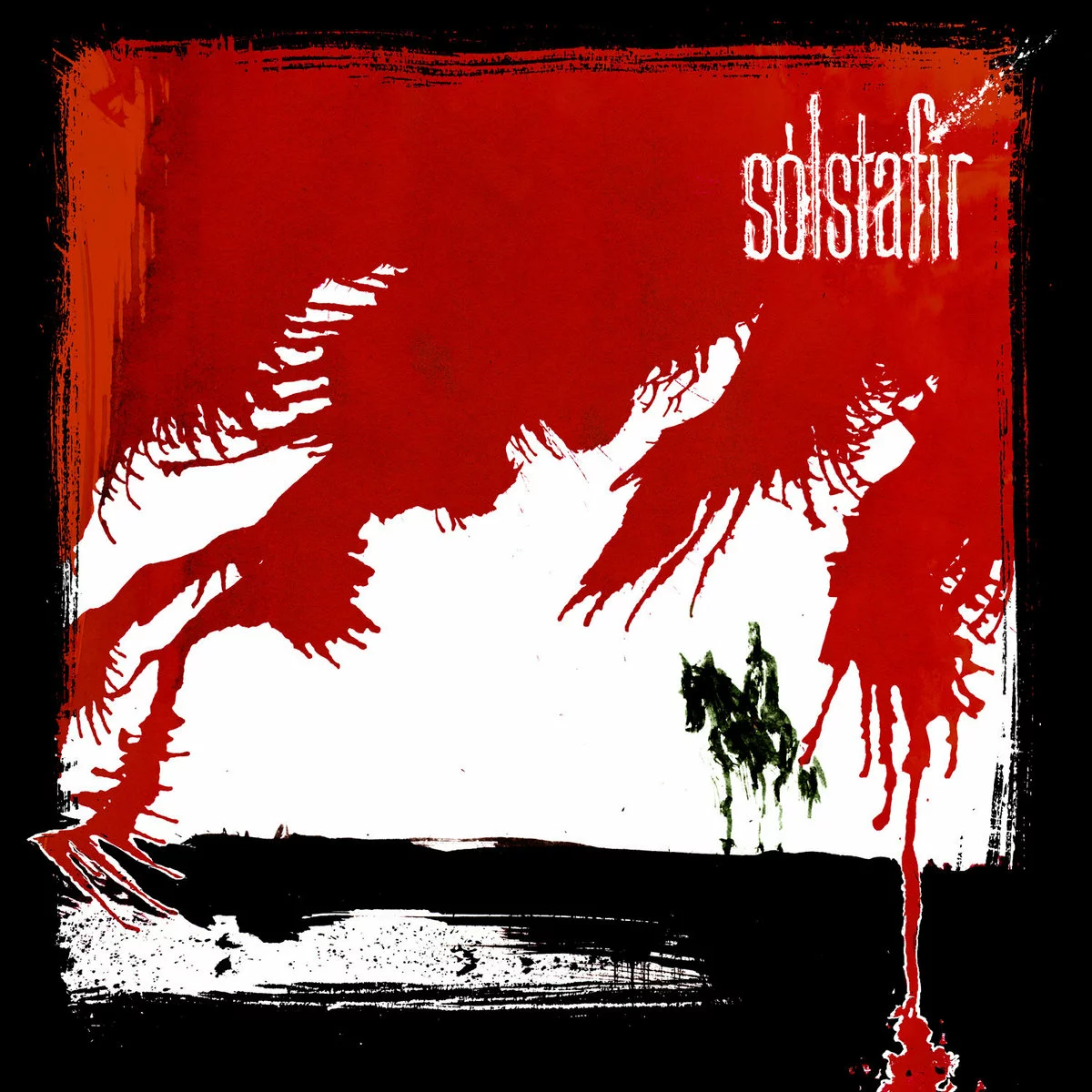 SOLSTAFIR · Svartir Sandar | RED/BLACK MARBLED DLP · Picture 1 SOLSTAFIR · Svartir Sandar | RED/BLACK MARBLED DLP (Progressive Metal Vinyl) · Picture 1