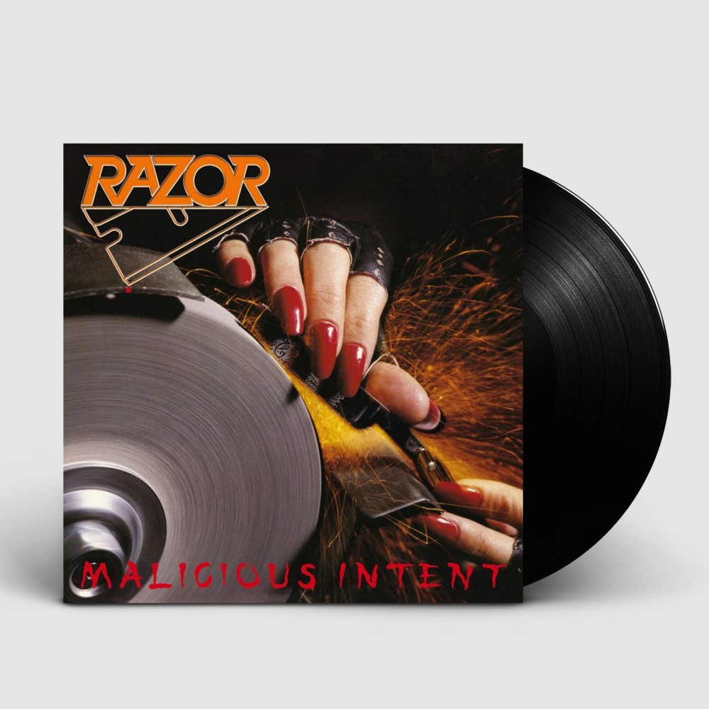 RAZOR · Malicious Intent | BLACK LP | Vinyl
