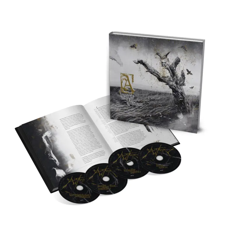 AUSTERE · Towards The Great Unknown | ARTBOOK 4CD (Black Metal CDs)