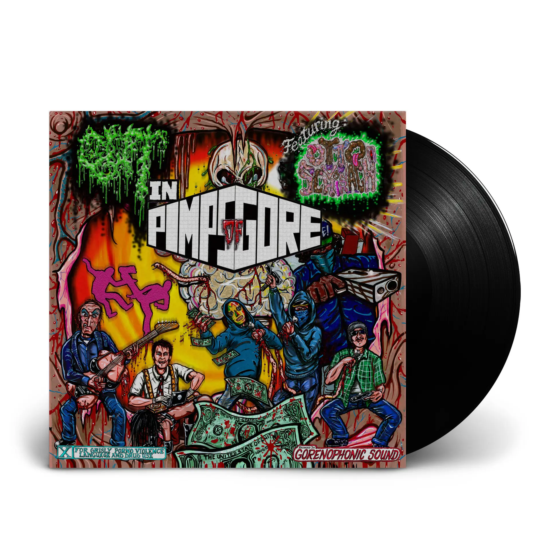 GUT - Pimps of Gore · BLACK 7" EP GUT - Pimps of Gore · BLACK 7" EP (Grindcore/Electronic Vinyl)