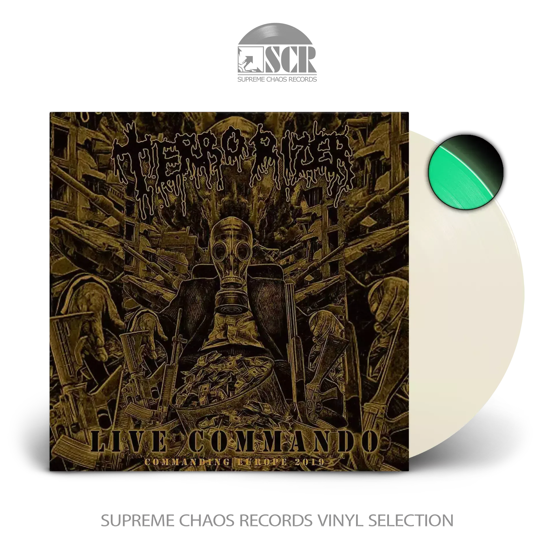 TERRORIZER · Live Commando | GLOW IN THE DARK VINYL (Death Metal Vinyl)
