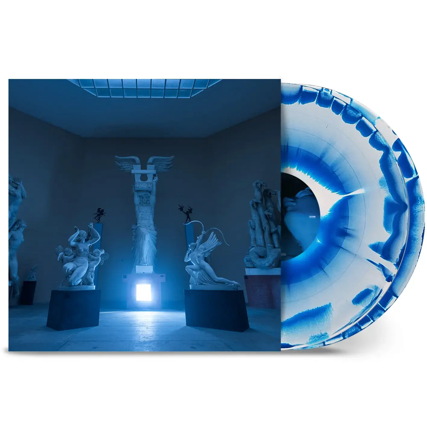 PERTURBATOR - Age Of Aquarius · WHITE/BLUE SKY SPOT 2LP (Electronic/Ambient Vinyl)