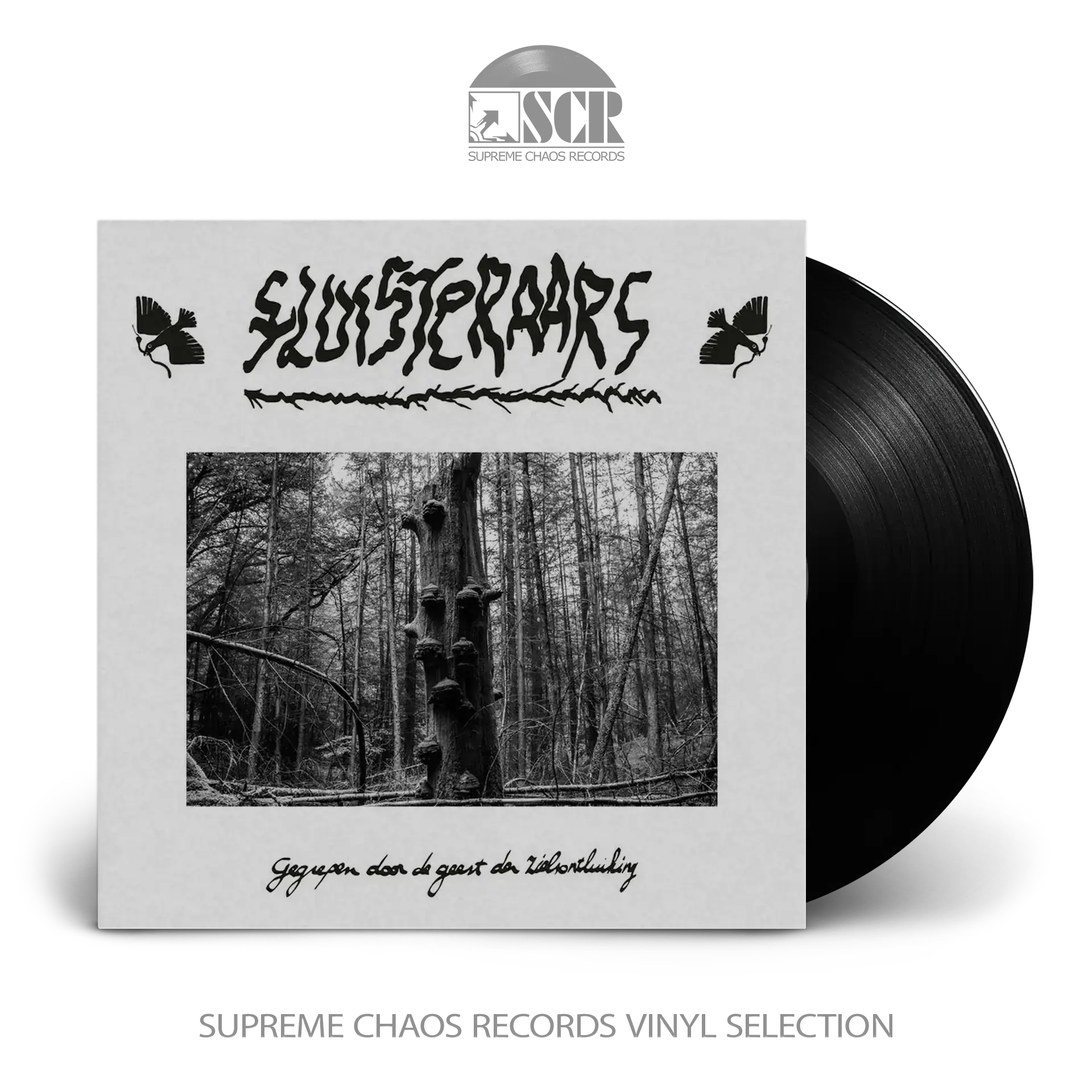 FLUISTERAARS · Gegrepen Door De Geest Der Zielsontluiking | BLACK LP FLUISTERAARS · Gegrepen Door De Geest Der Zielsontluiking | BLACK LP (Black Metal Vinyl)