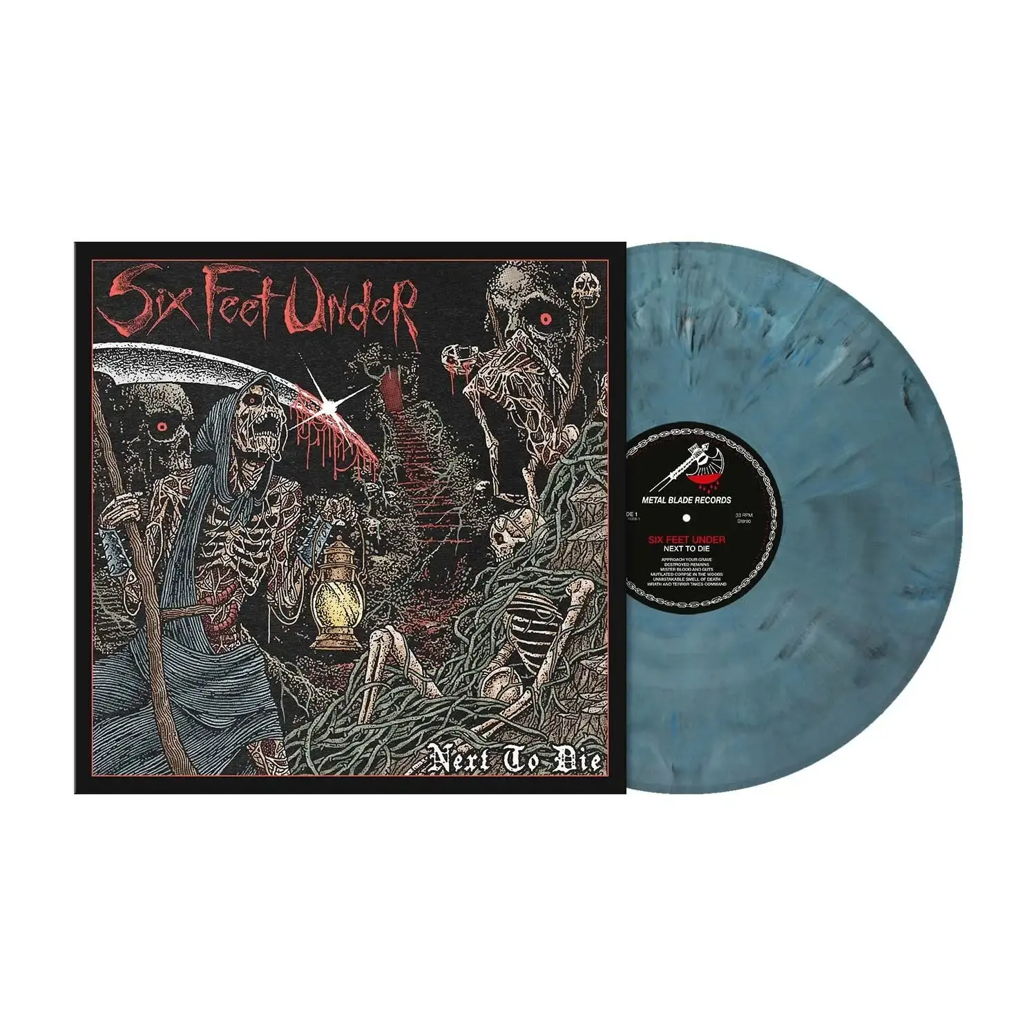 SIX FEET UNDER · Next To Die | BLUE GREY MARBLED LP (Death Metal Vinyl)