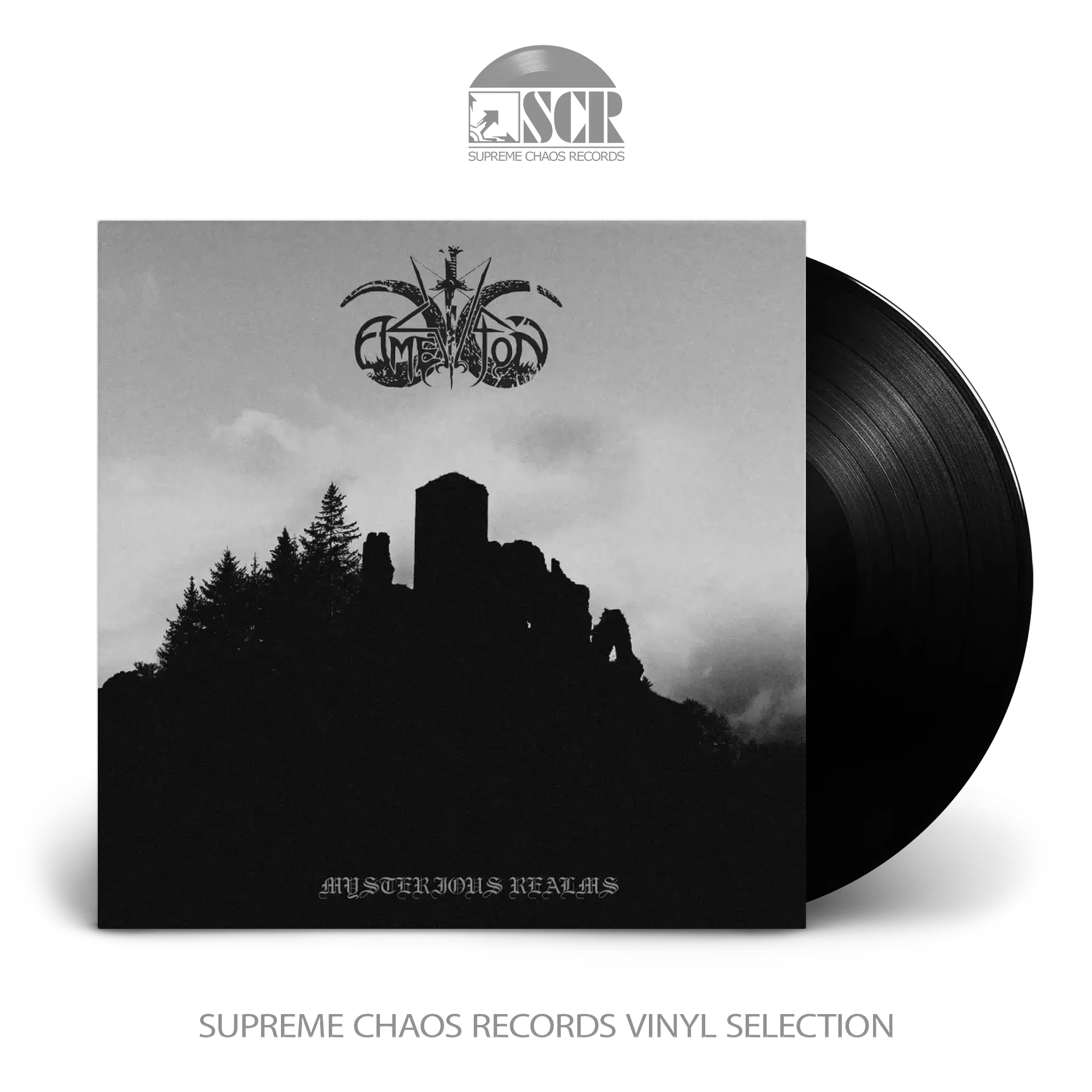 AMESTIGON · Mysterious Realms | BLACK LP AMESTIGON · Mysterious Realms | BLACK LP (Black Metal Vinyl)