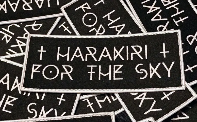 HARAKIRI FOR THE SKY - Logo White · PATCH