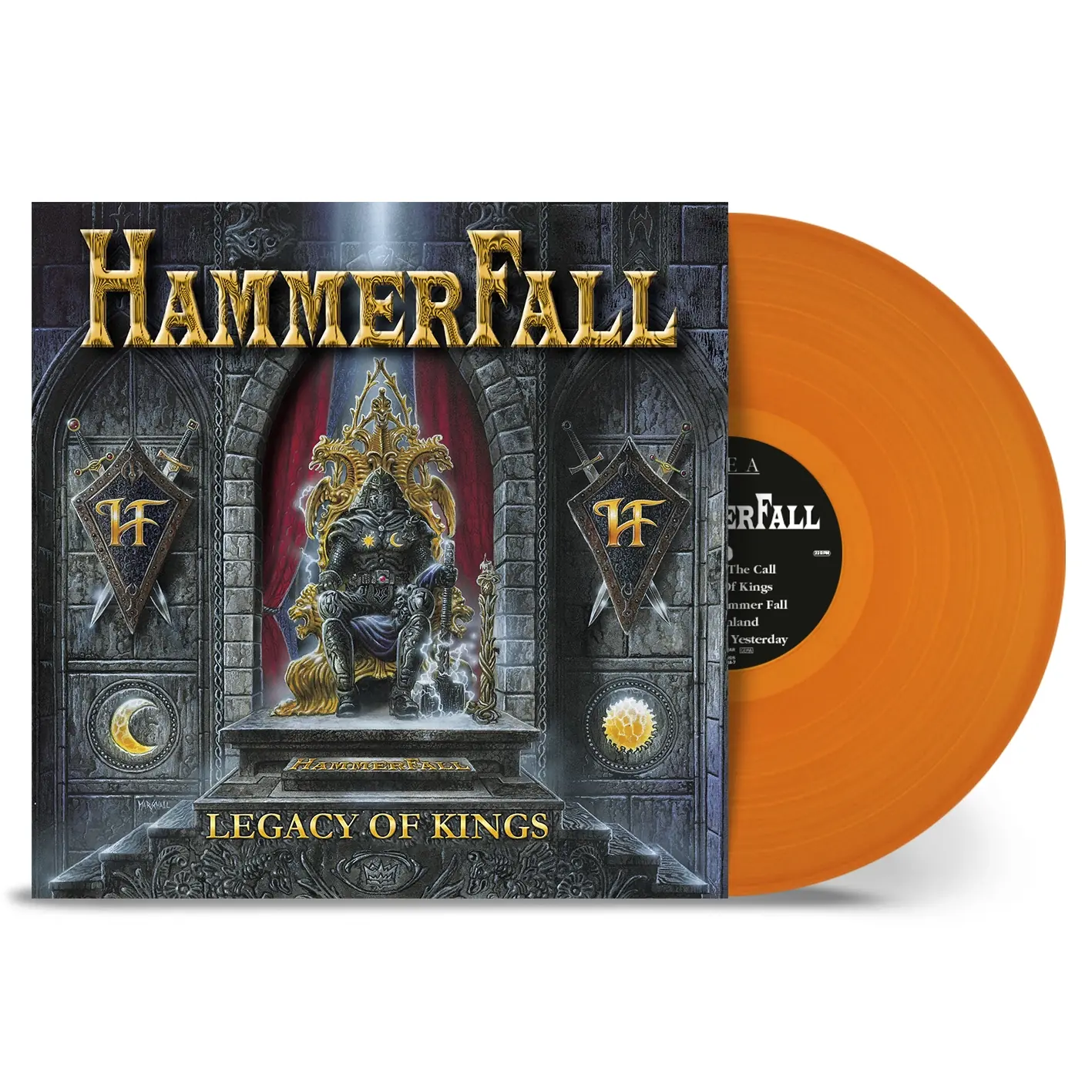 HAMMERFALL · Legacy Of Kings | SOLID ORANGE LP HAMMERFALL · Legacy Of Kings | SOLID ORANGE LP (Power Metal Vinyl)
