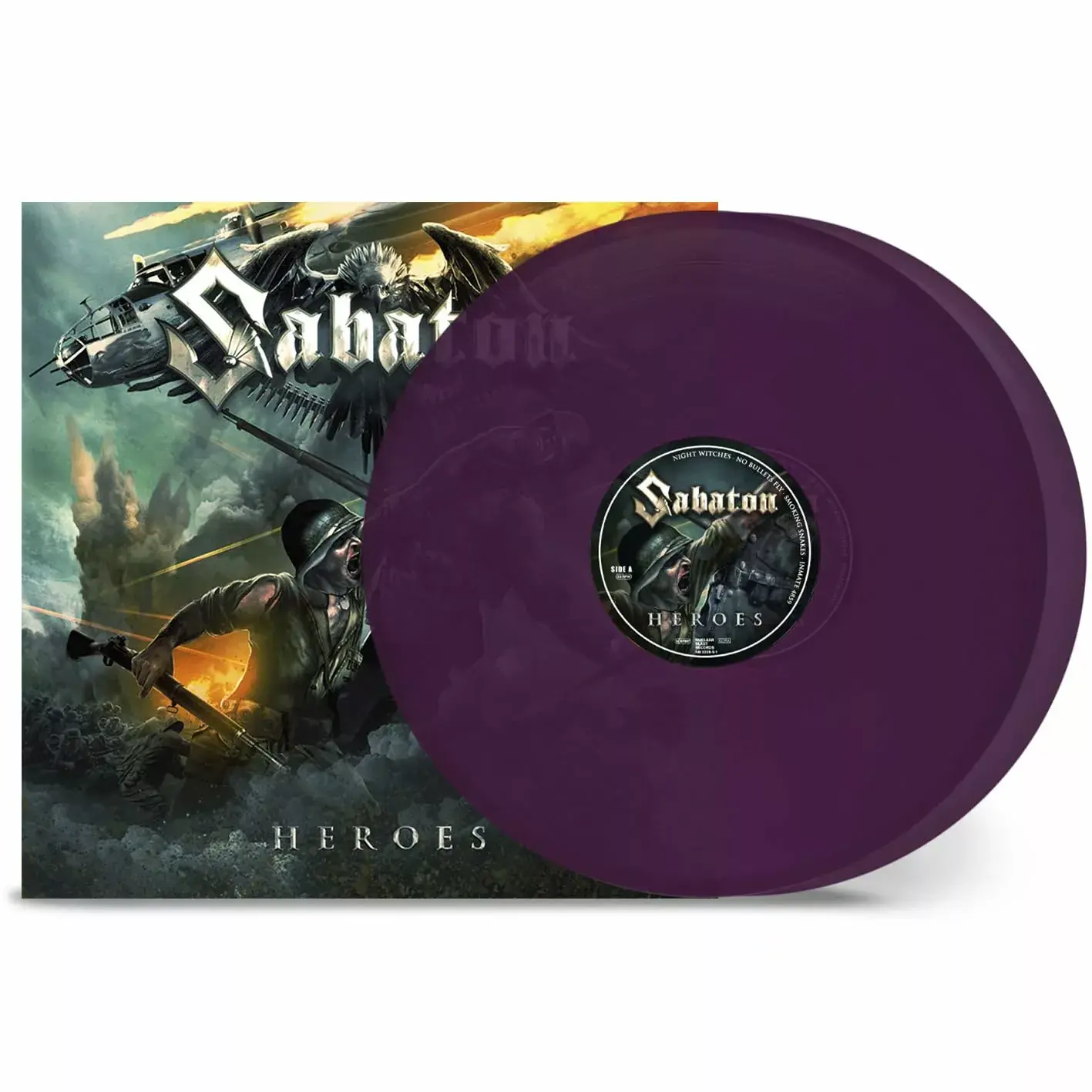 SABATON - Heroes · TRANSPAREN VIOLET 2LP SABATON - Heroes · TRANSPAREN VIOLET 2LP (Heavy Metal Vinyl)