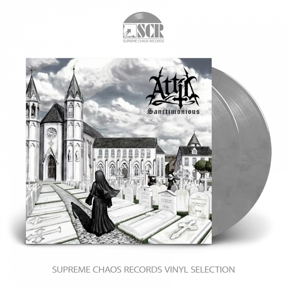 ATTIC · Sanctimonious | GREY MARBLED 2LP ATTIC · Sanctimonious | GREY MARBLED 2LP (Heavy Metal/Doom Metal Vinyl)