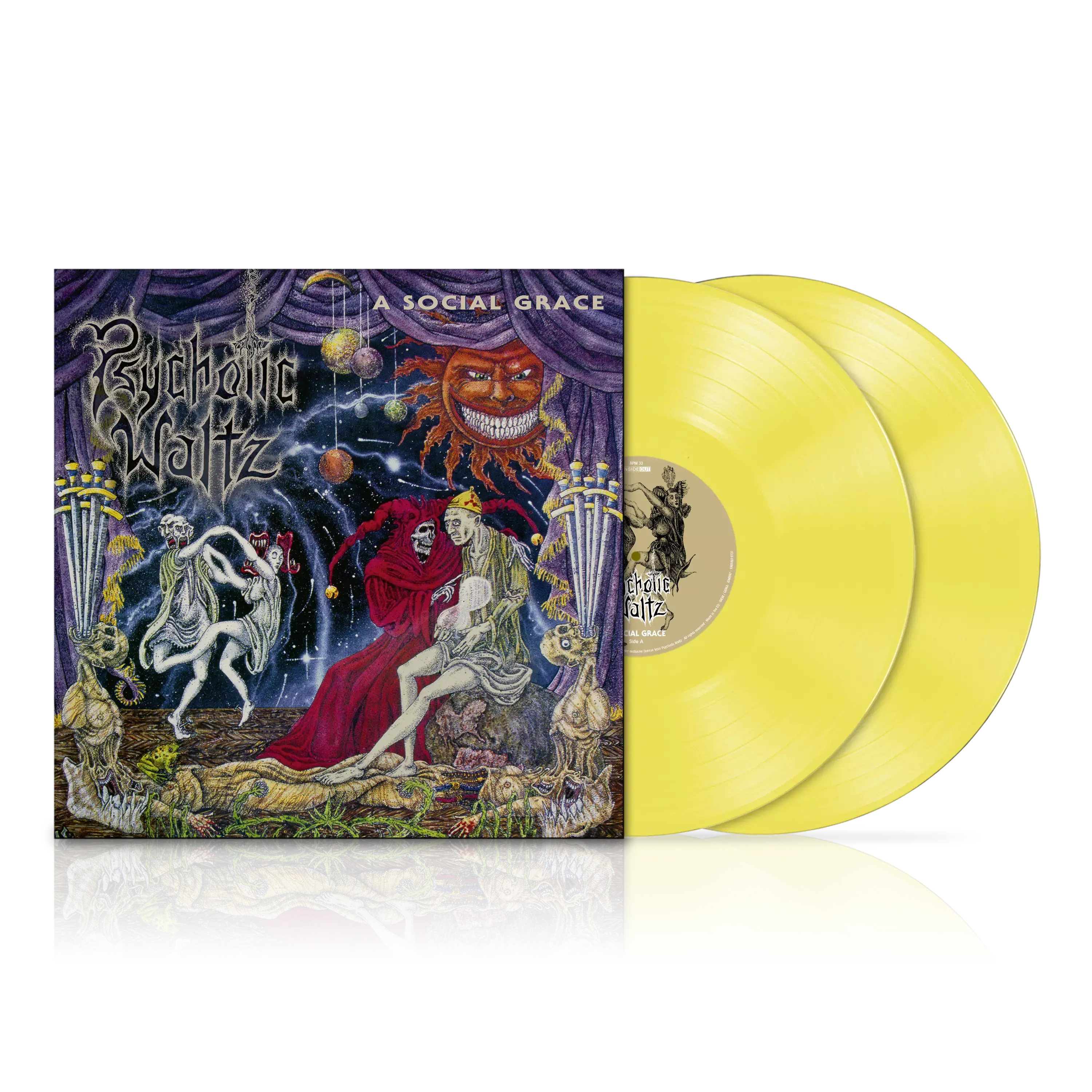 PSYCHOTIC WALTZ - A Social Grace (Re-Issue 2024) · LEMON 2LP PSYCHOTIC WALTZ - A Social Grace (Re-Issue 2024) · LEMON 2LP (Progressive Metal Vinyl)
