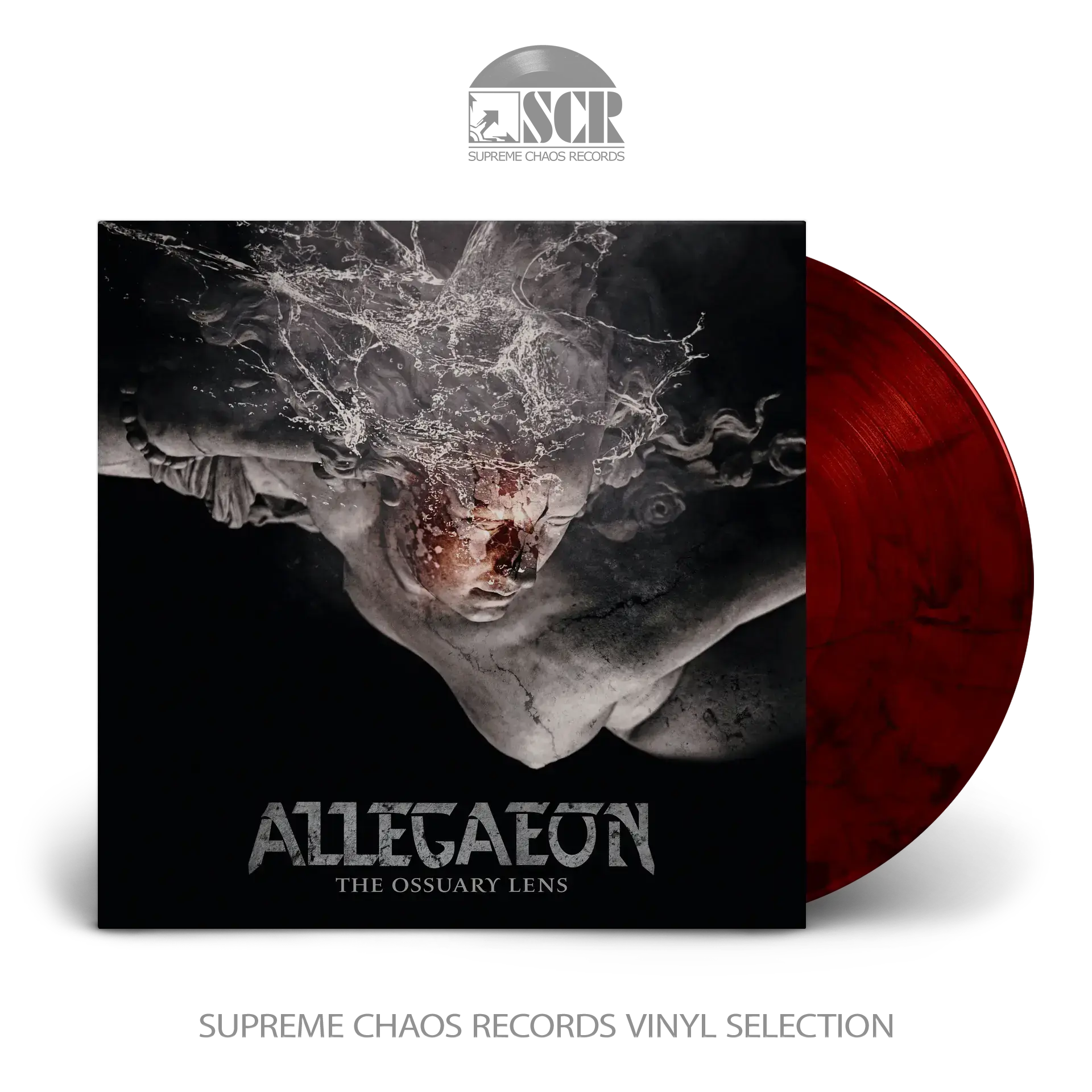 ALLEGAEON · The Ossuary Lens | RED MARBLED LP ALLEGAEON · The Ossuary Lens | RED MARBLED LP (Progressive Metal/Death Metal Vinyl)