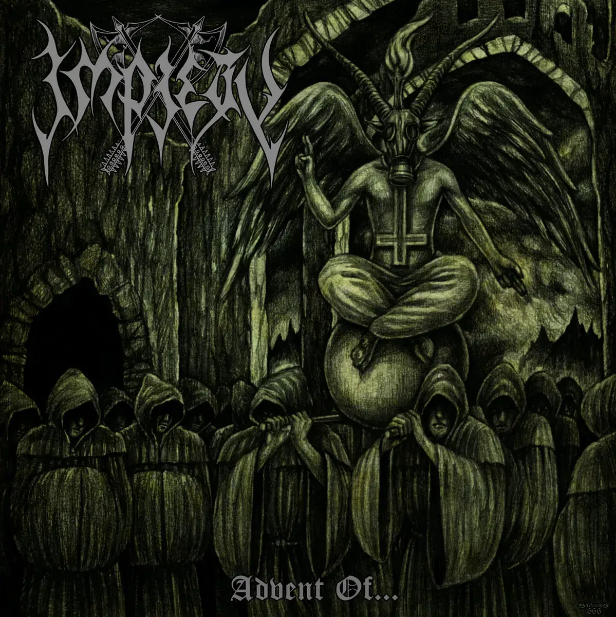 IMPIETY - Advent Of The Nuclear Baphomet · BLACK LP 1