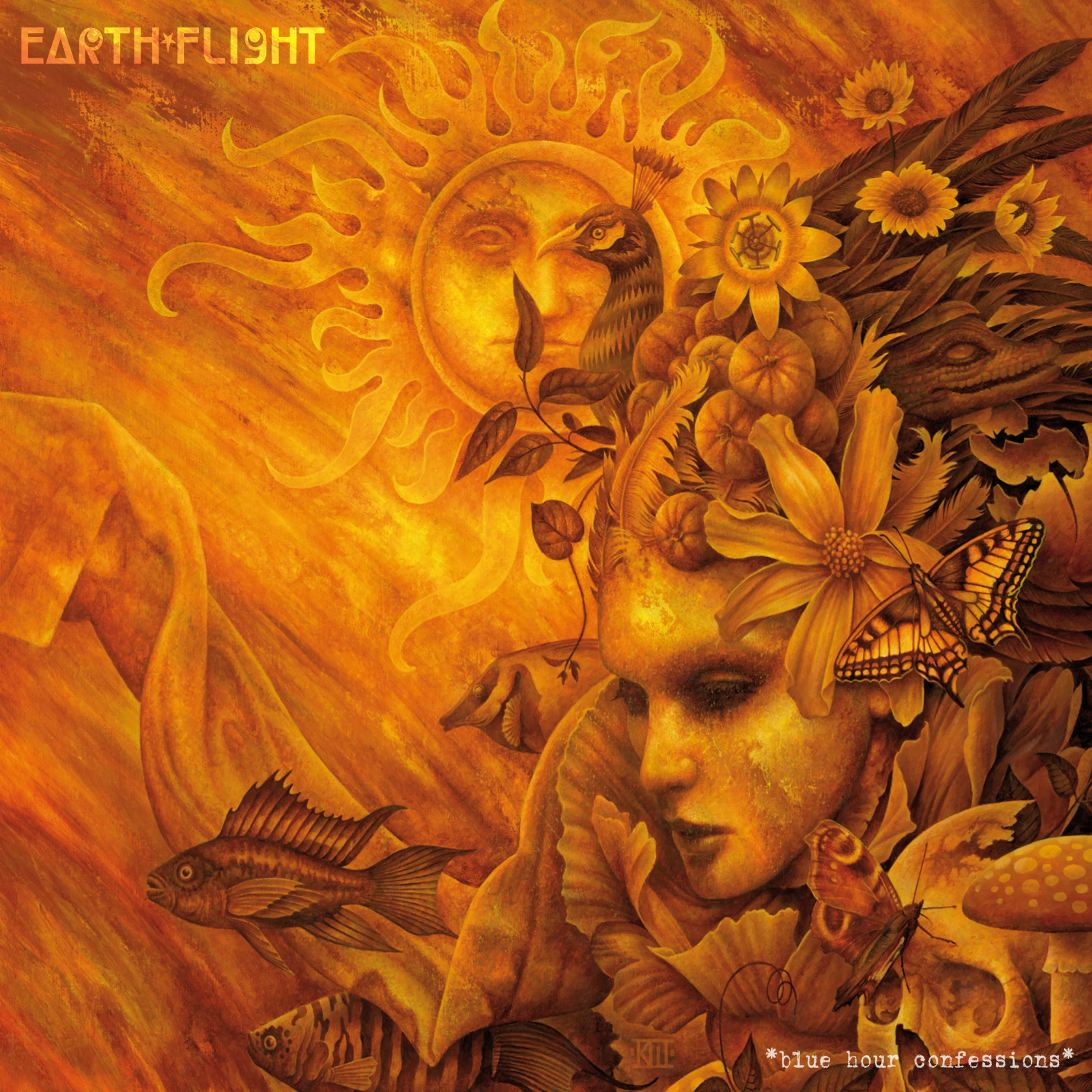 EARTH FLIGHT - Blue Hour Confessions [BLACK LP] 1