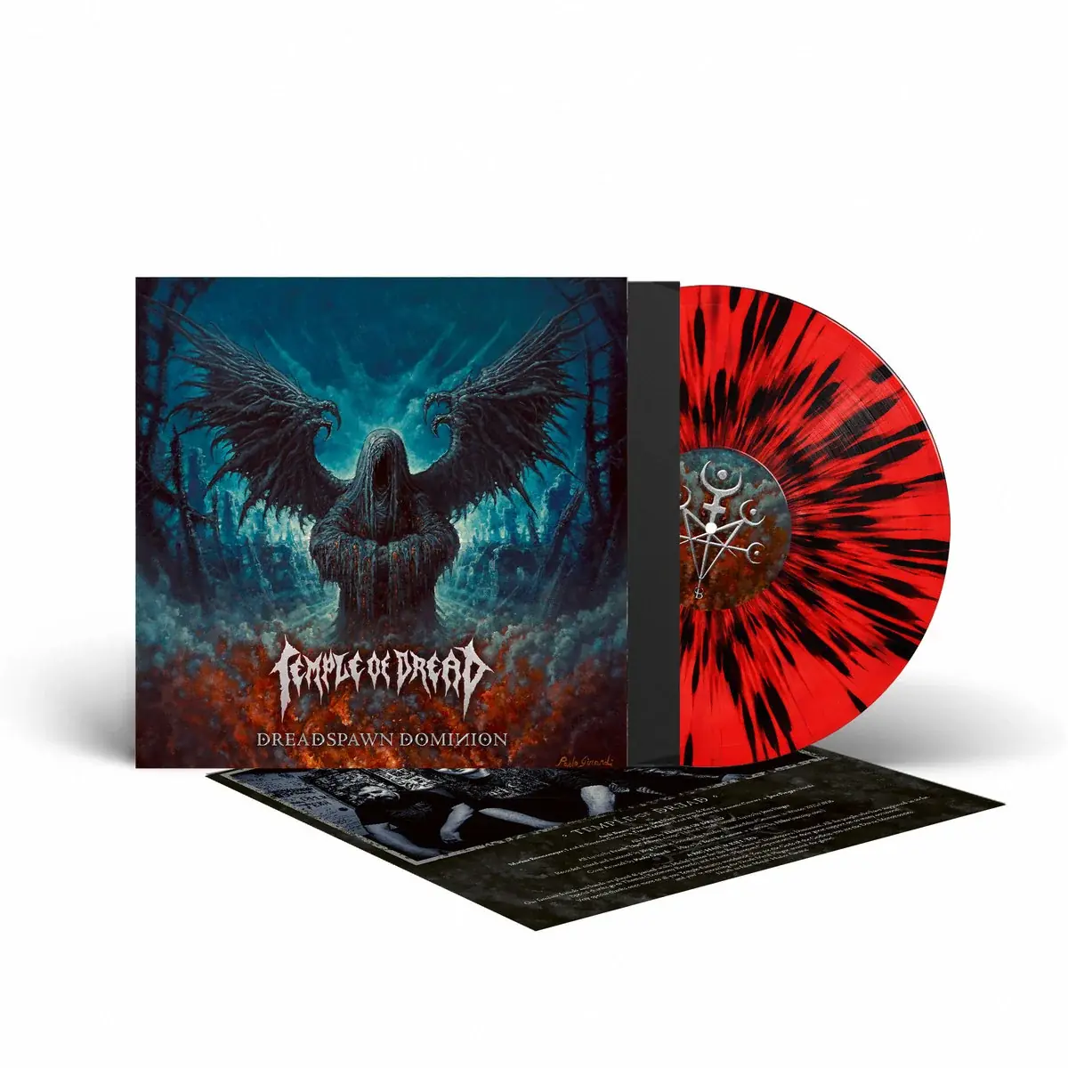 TEMPLE OF DREAD · Dreadspawn Dominion | RED SPLATTER LP (Death Metal Vinyl) · Picture 2