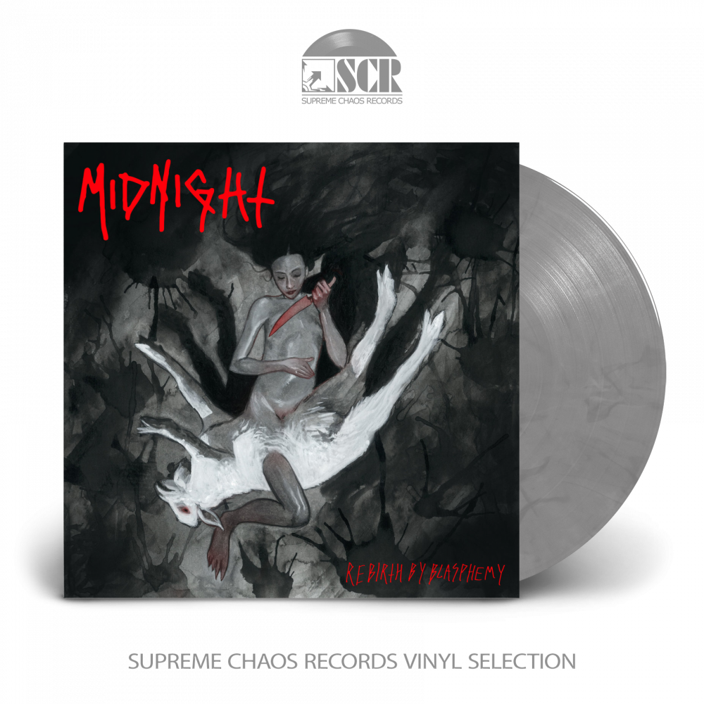 MIDNIGHT · Rebirth By Blasphemy | GREY LP MIDNIGHT · Rebirth By Blasphemy | GREY LP (Heavy Metal Vinyl)