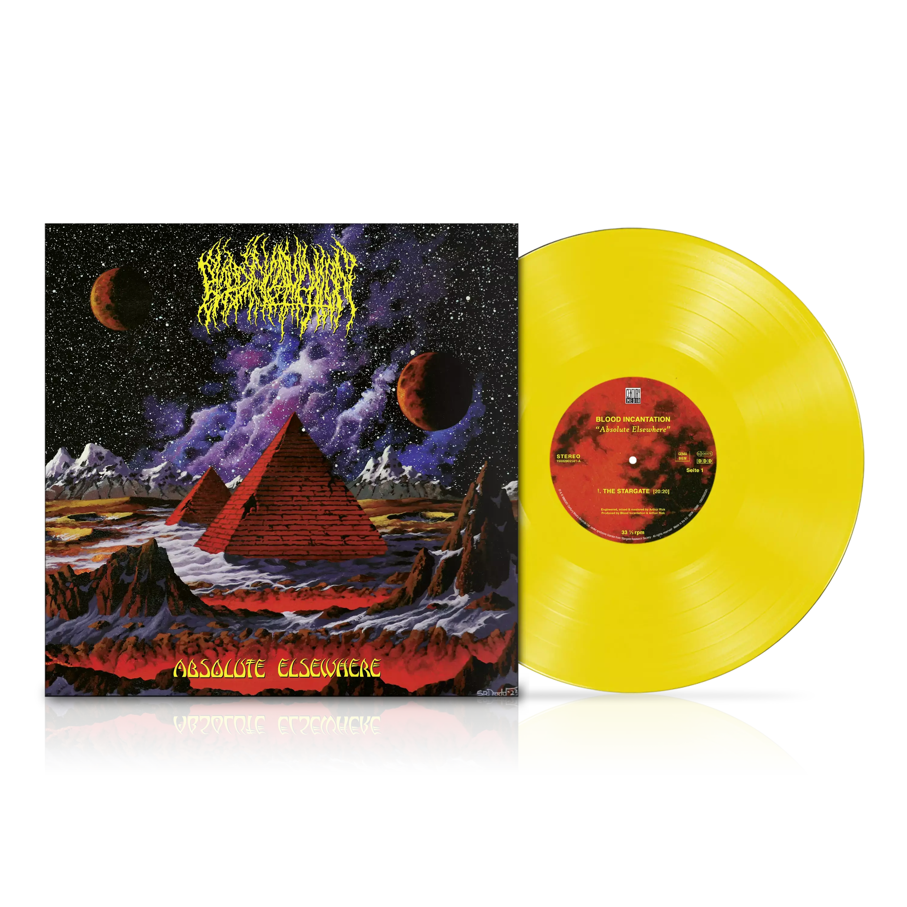 BLOOD INCANTATION - Absolute Elsewhere · TRANSPARENT SUN YELLOW LP