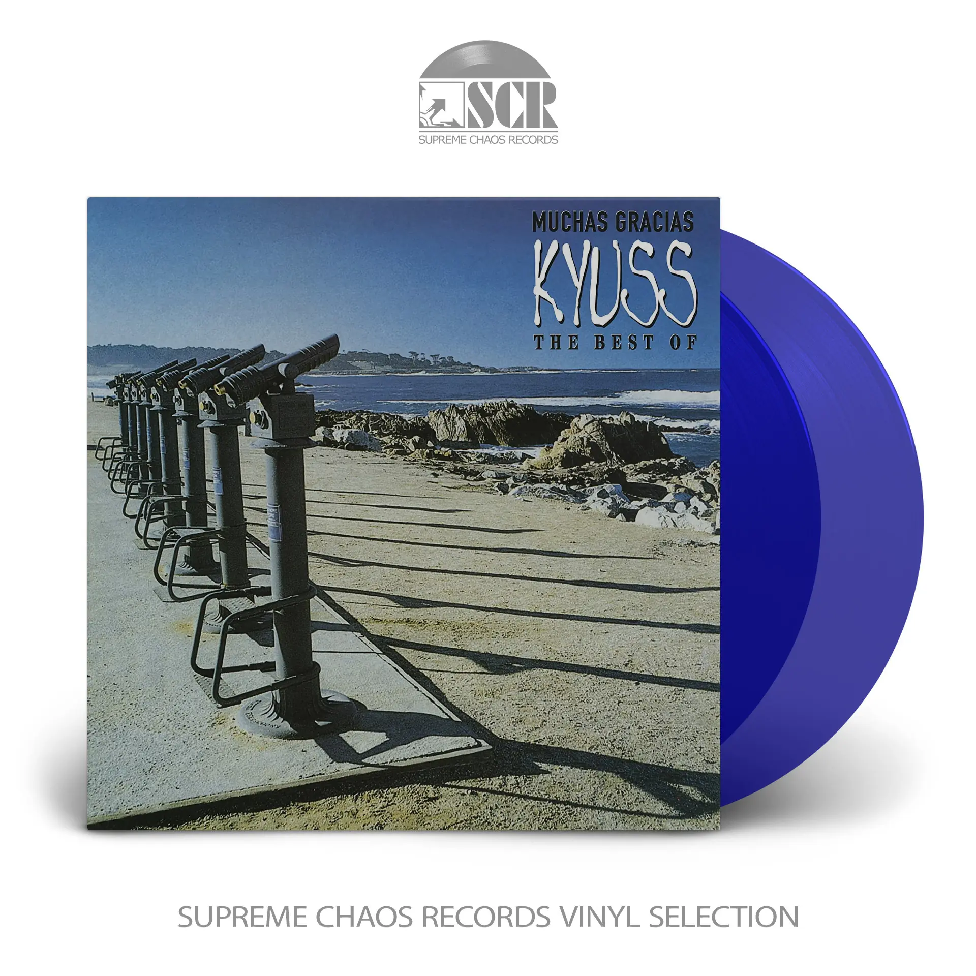 KYUSS - Muchas Gracias: The Best Of Kyuss · TRANSPARENT BLUE 2LP (Stoner Rock Vinyl)