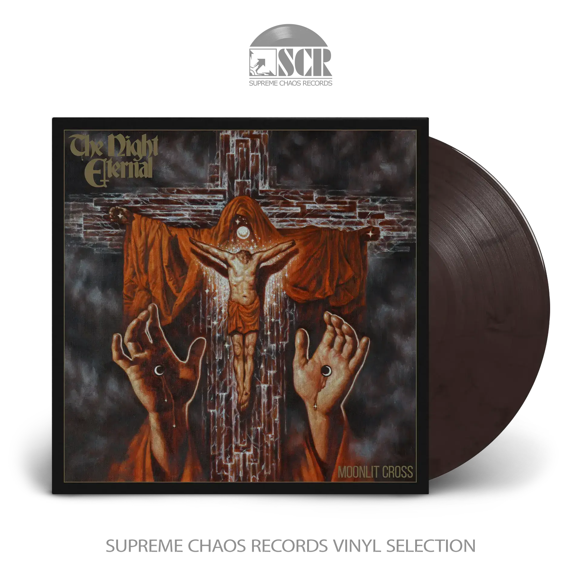 THE NIGHT ETERNAL - Moonlit Cross · DARK SMOKE LP (Heavy Metal Vinyl)