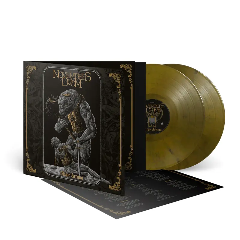 NOVEMBERS DOOM - Major Arcana · GOLD/BLACK 2LP (Dark Metal/Doom Metal/Death Metal Vinyl) · Picture 2