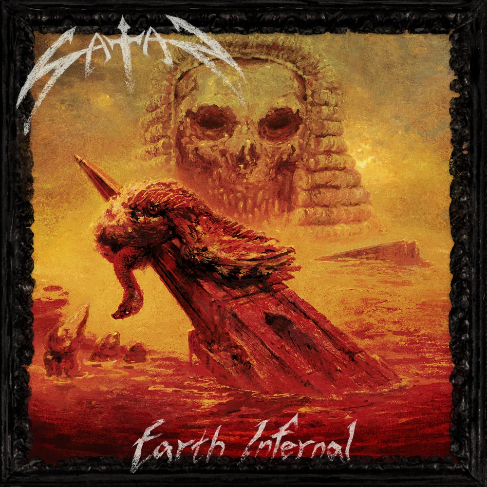 SATAN · Earth Infernal | GREY SPECIAL EDITION LP (Heavy Metal Vinyl) · Picture 1