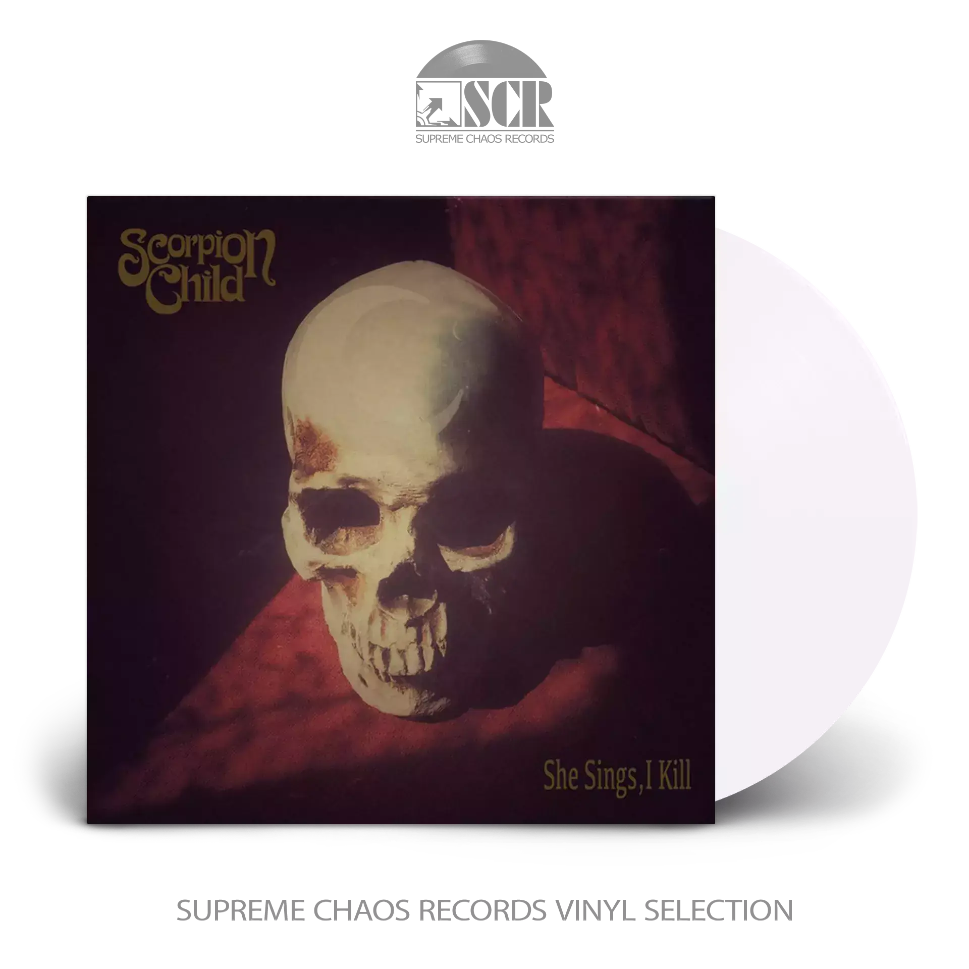 SCORPION CHILD · She Sings, I Kill | 7" WHITE EP SCORPION CHILD · She Sings, I Kill | 7" WHITE EP (Hard Rock Vinyl)