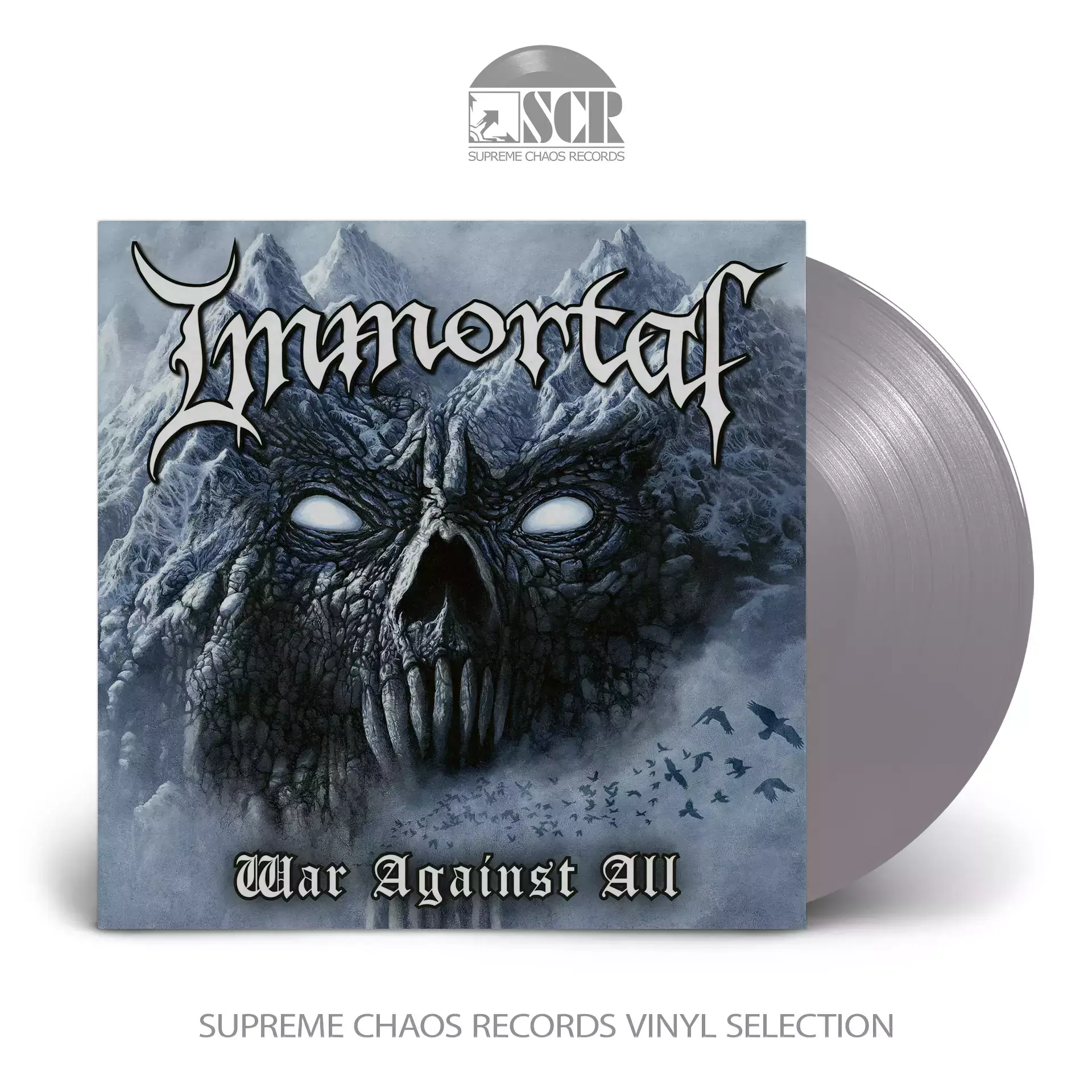 IMMORTAL · War Against All | SILVER LP IMMORTAL · War Against All | SILVER LP (Black Metal Vinyl)