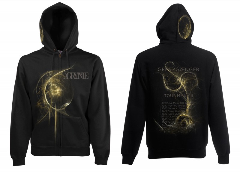 AGRYPNIE - Motiv: Grenzgænger-Album Tour Zipper [ZIP-L]